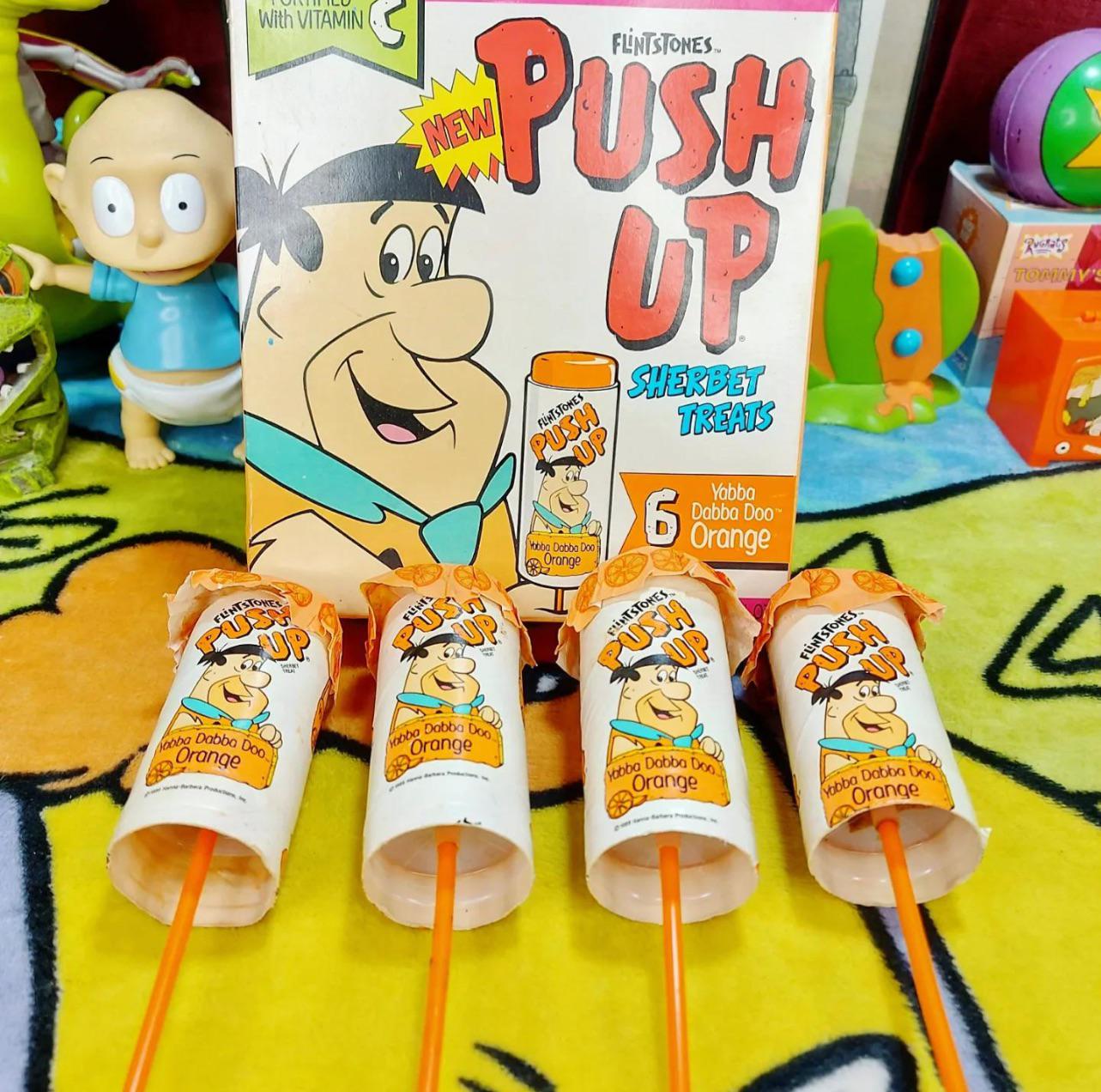 Flinstone Push Up Pops. r/nostalgia