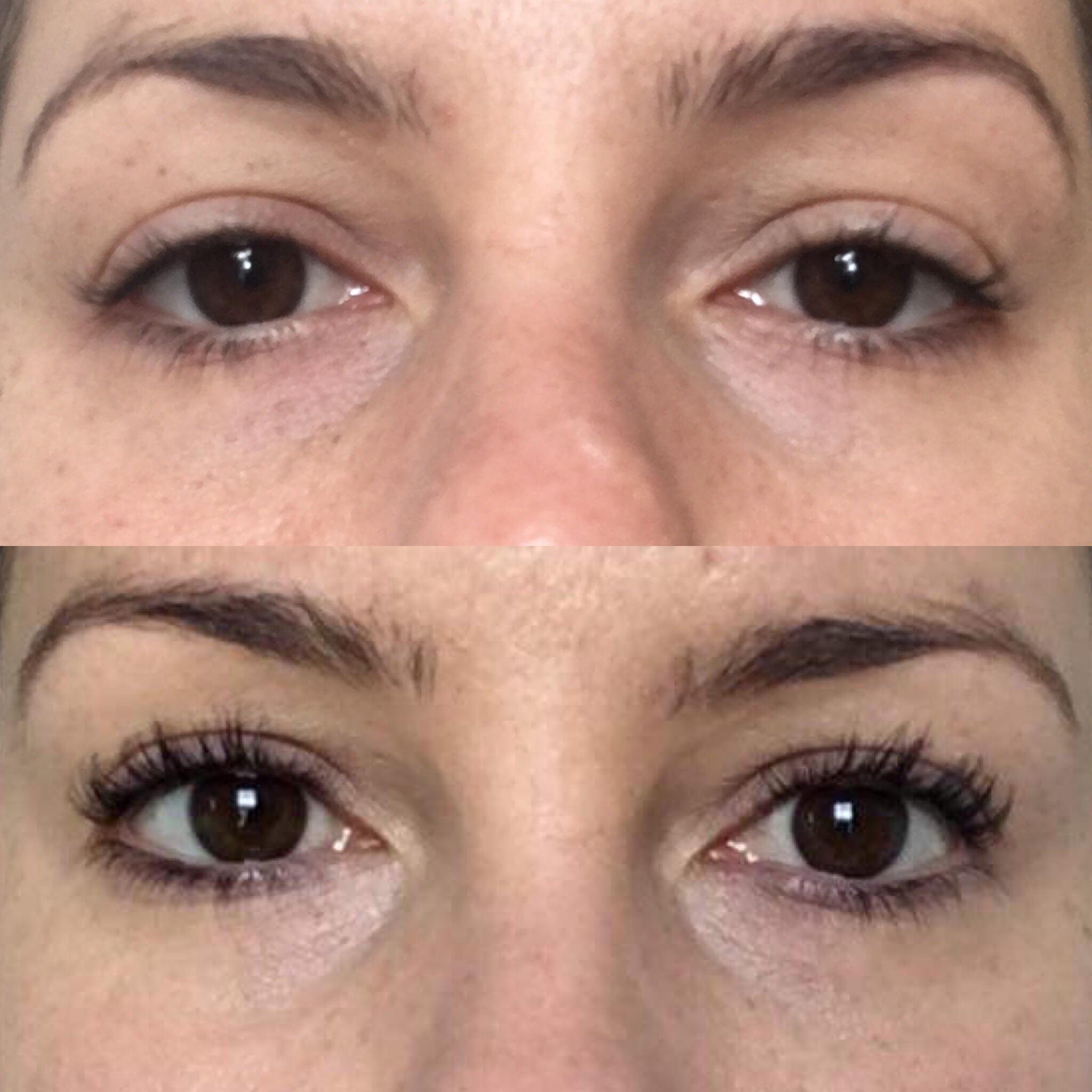 Before and after lash lift and colour r/BeforeandAfter