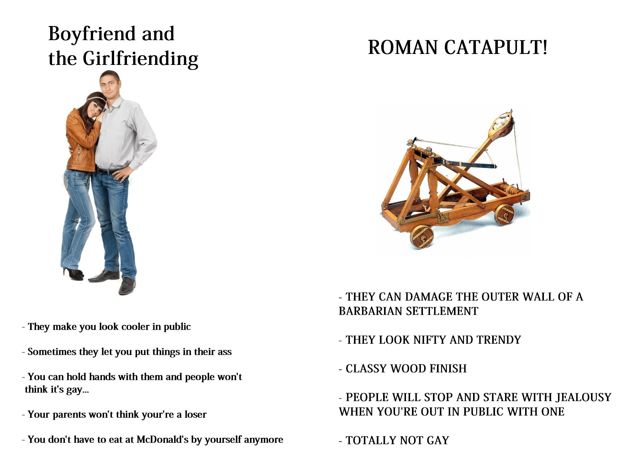 Better than a trebuchet r/RoughRomanMemes