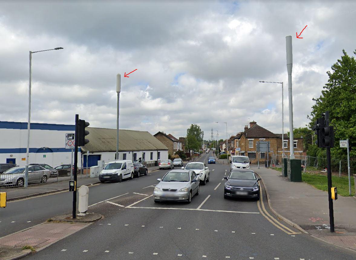 Who knows what these poles are? One is rounded at the top, the other