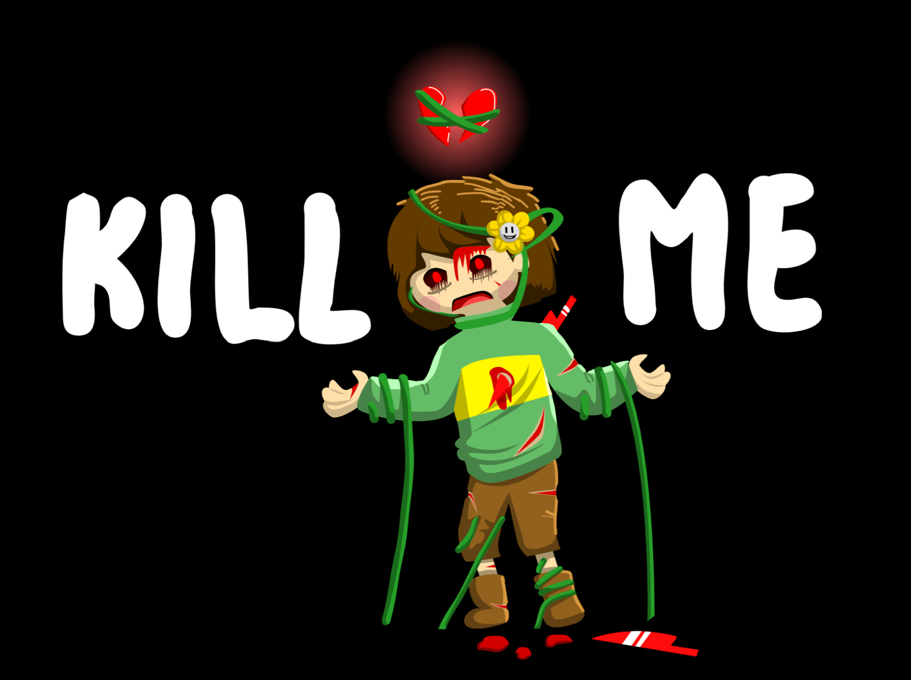 Chara_Flowey creepypasta starter material (I'm not good at creepypastas