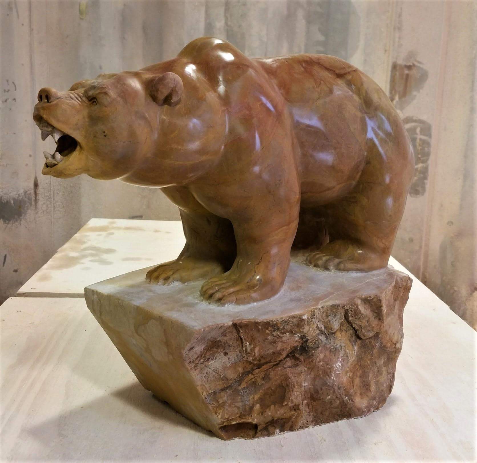 MARBLE SCULPTURE Original Stone Carving by Andrew Gable r/pics