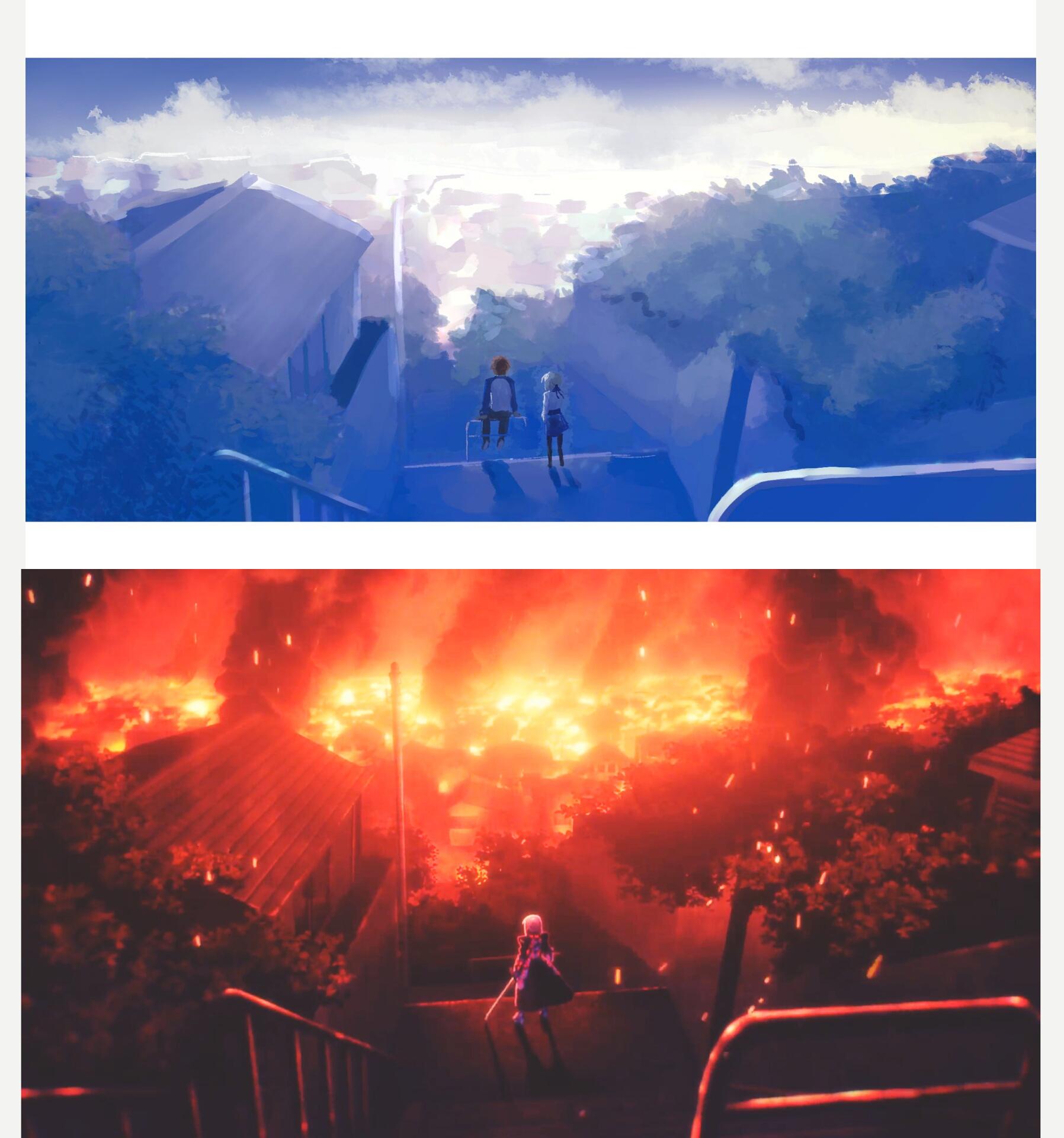 The parallels of Fuyuki City grandorder
