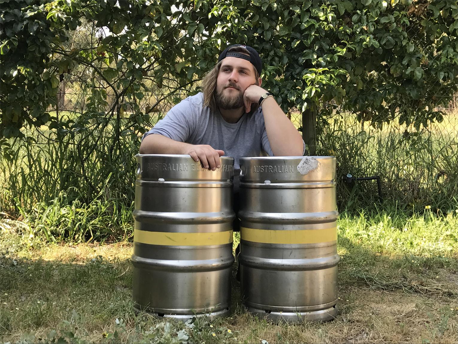 I rescued two empty Beer Kegs. r/mildlyinteresting