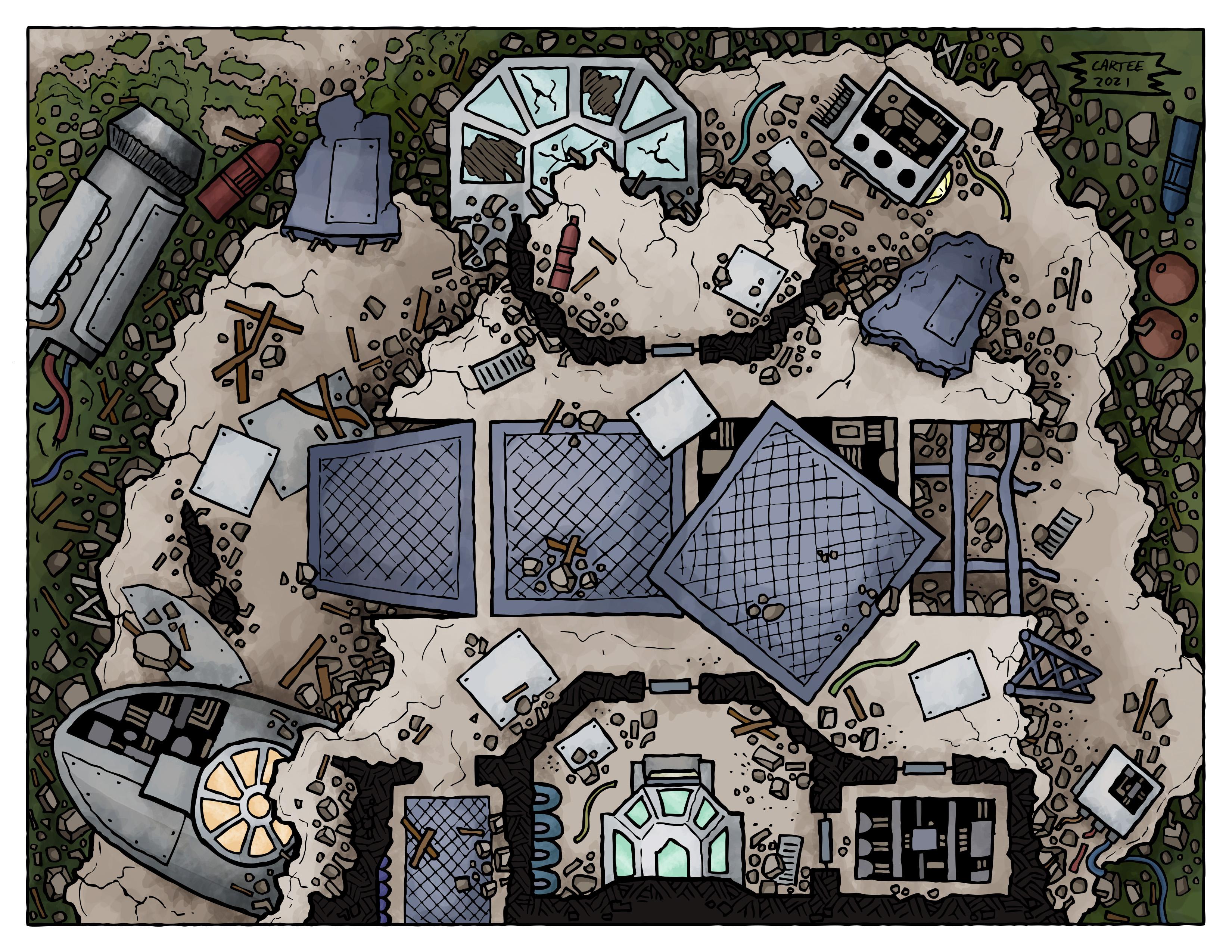 22x17 Junk Yard Map r/Star_Wars_Maps