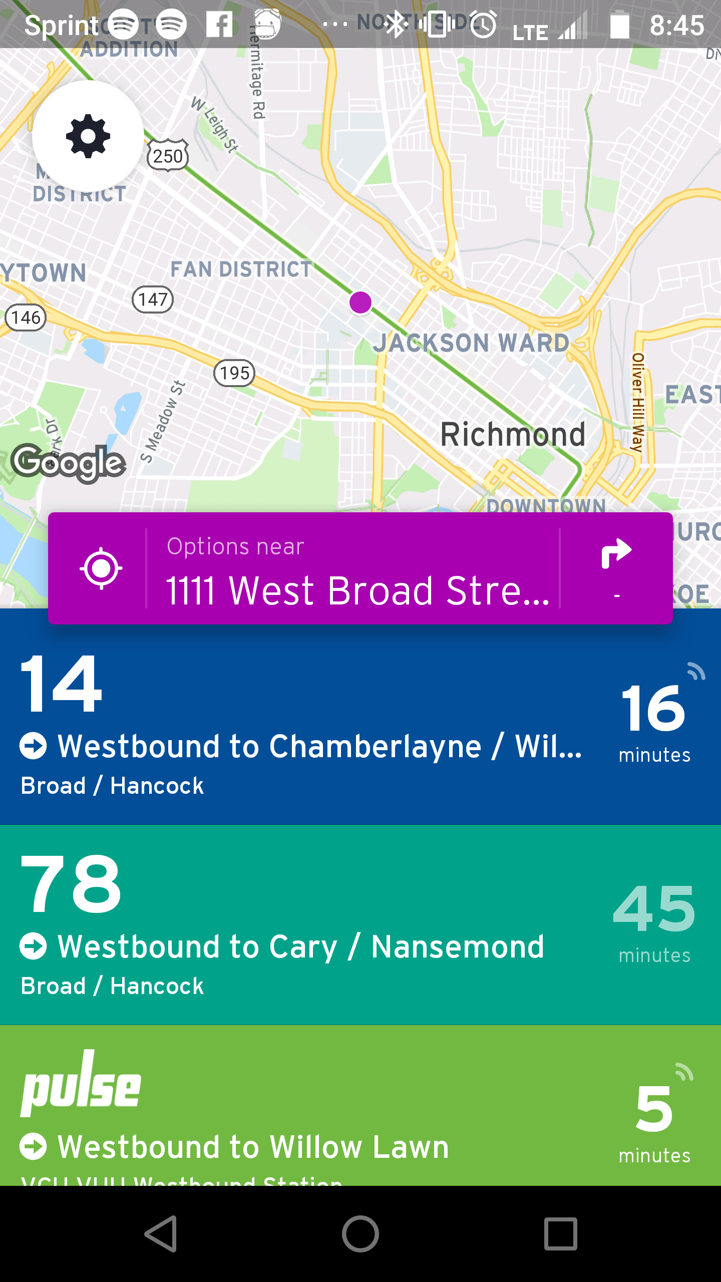 My favorite free transit app "Transit" added GRTC! Live bus locations