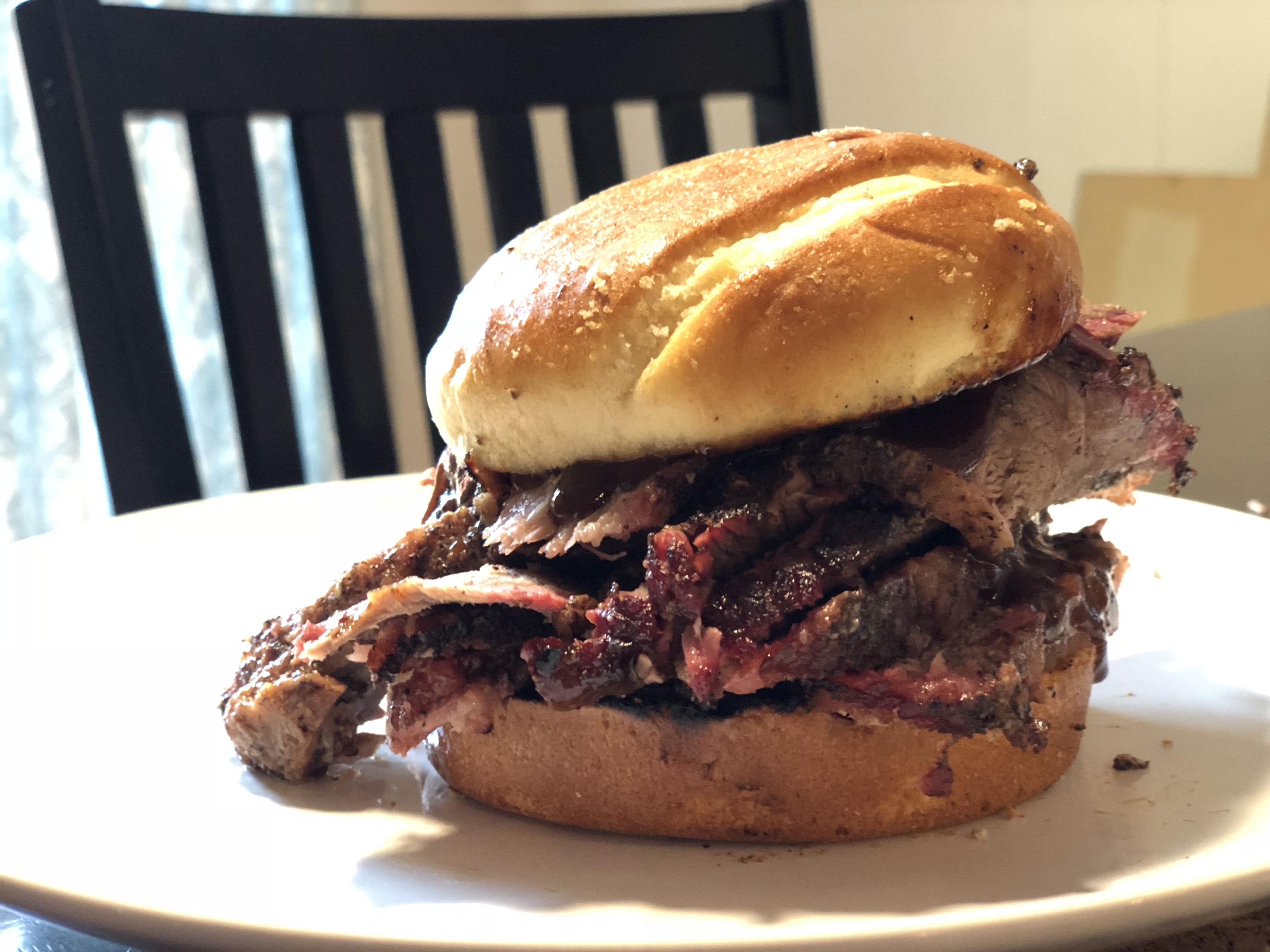 First brisket of the season 26" er Kettle, hickory, 250 degree r