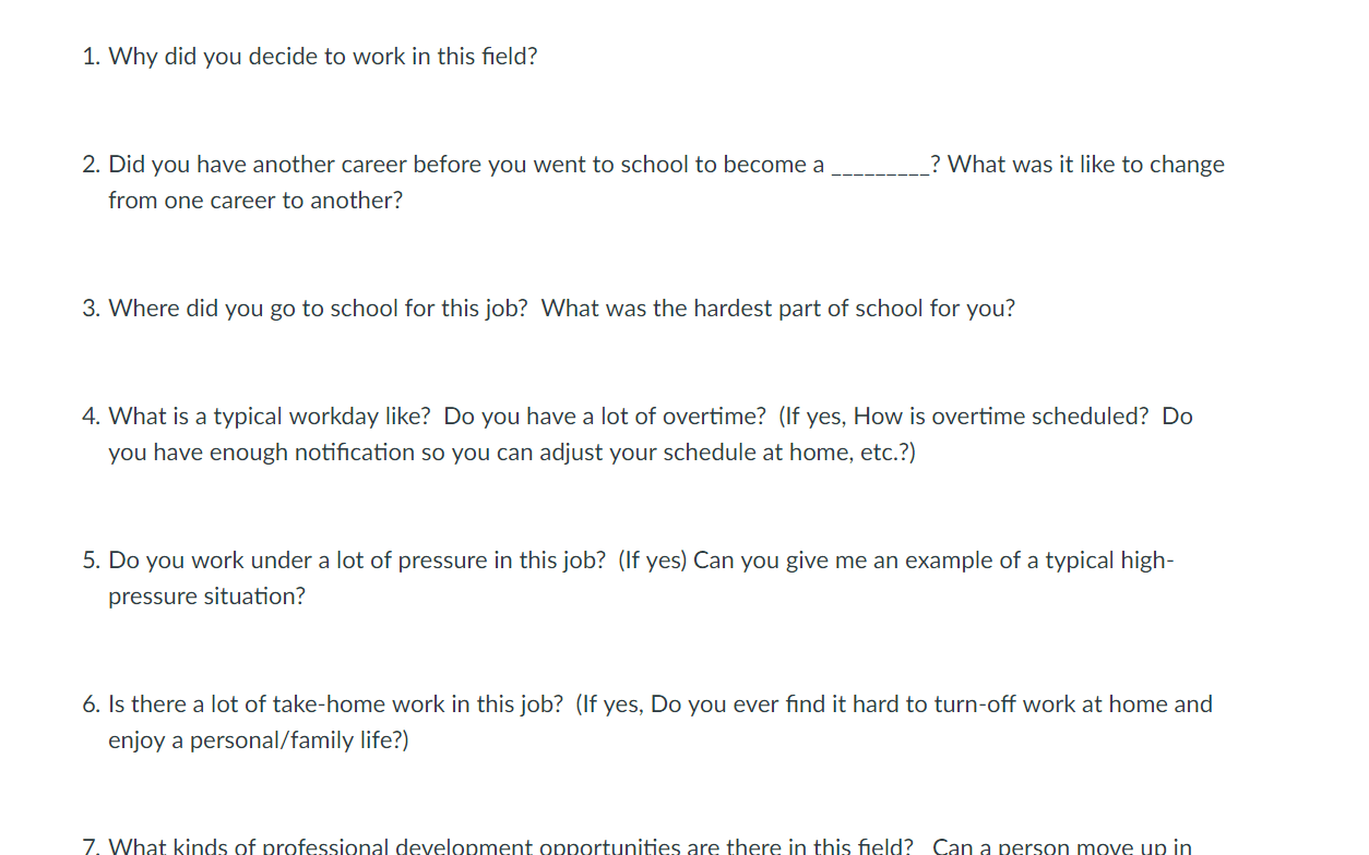 College student needs to interview nurse, please answer anyone! lots of