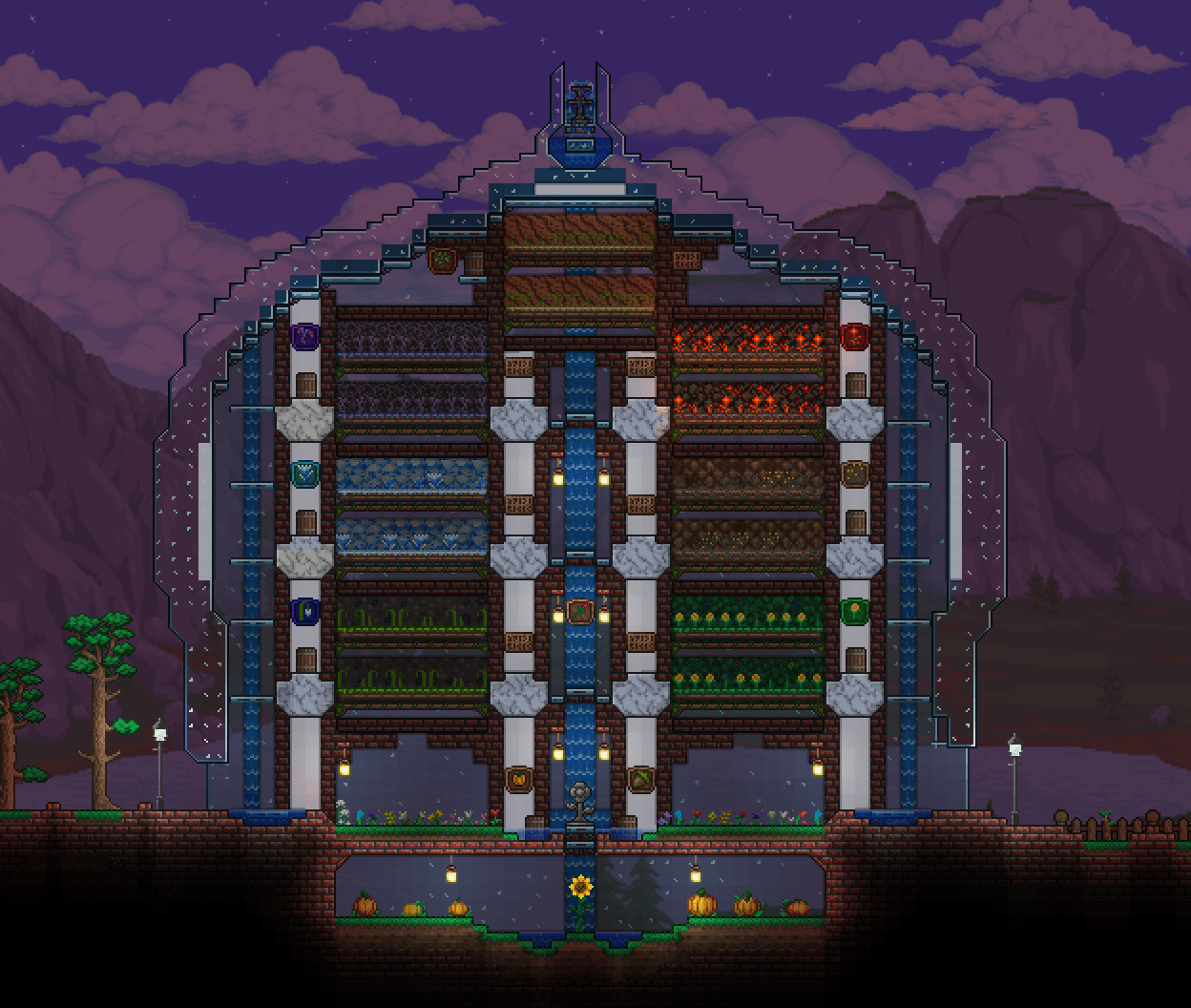 I couldn't find any greenhouse to use as inspiration, so I made my own