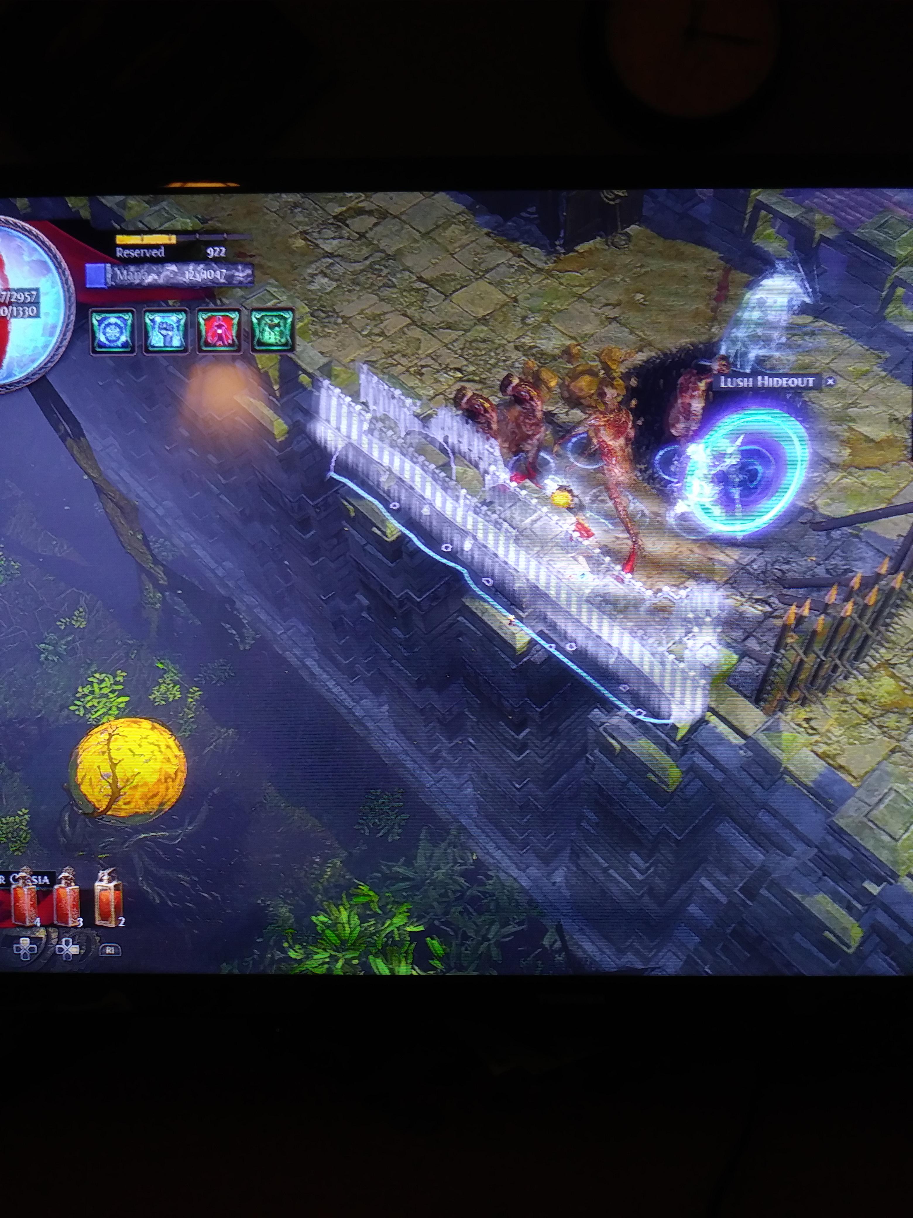 Blighted Ramparts is broken. Spawned in up top, Pump below