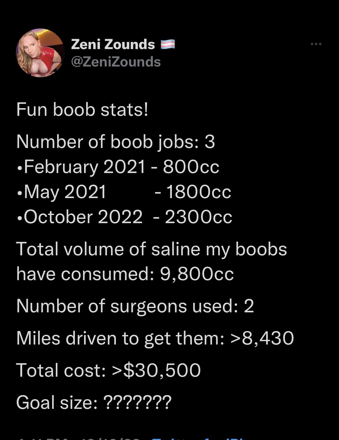 I decided to tally some things up on my ride home r/ZeniZounds