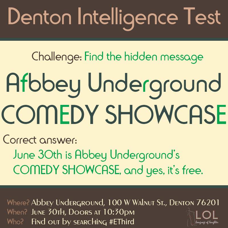 Denton Intelligence Test. Are you smart enough to see through thinly