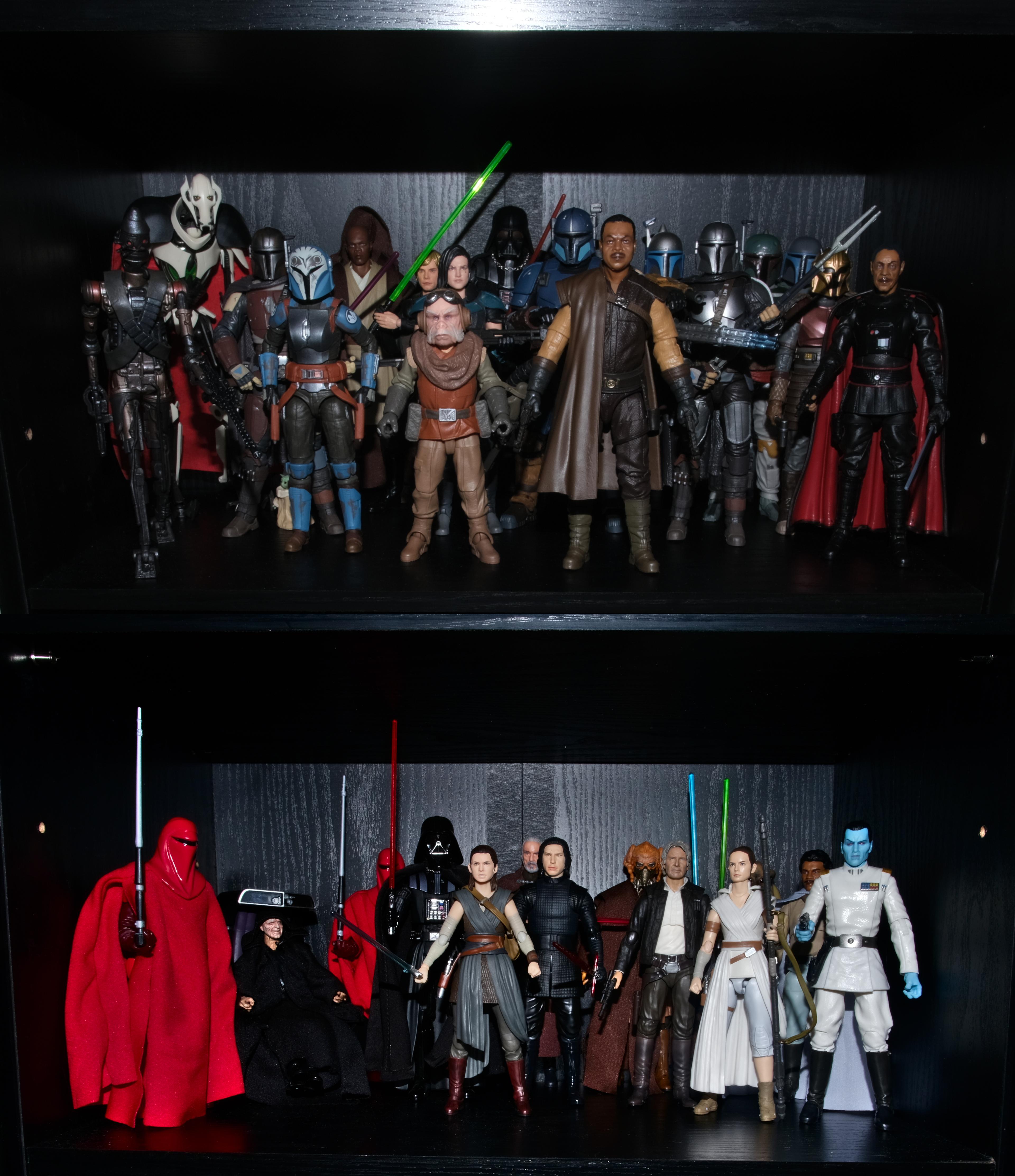 My Growing Collection of Star Wars Figures (Black Series & S.H