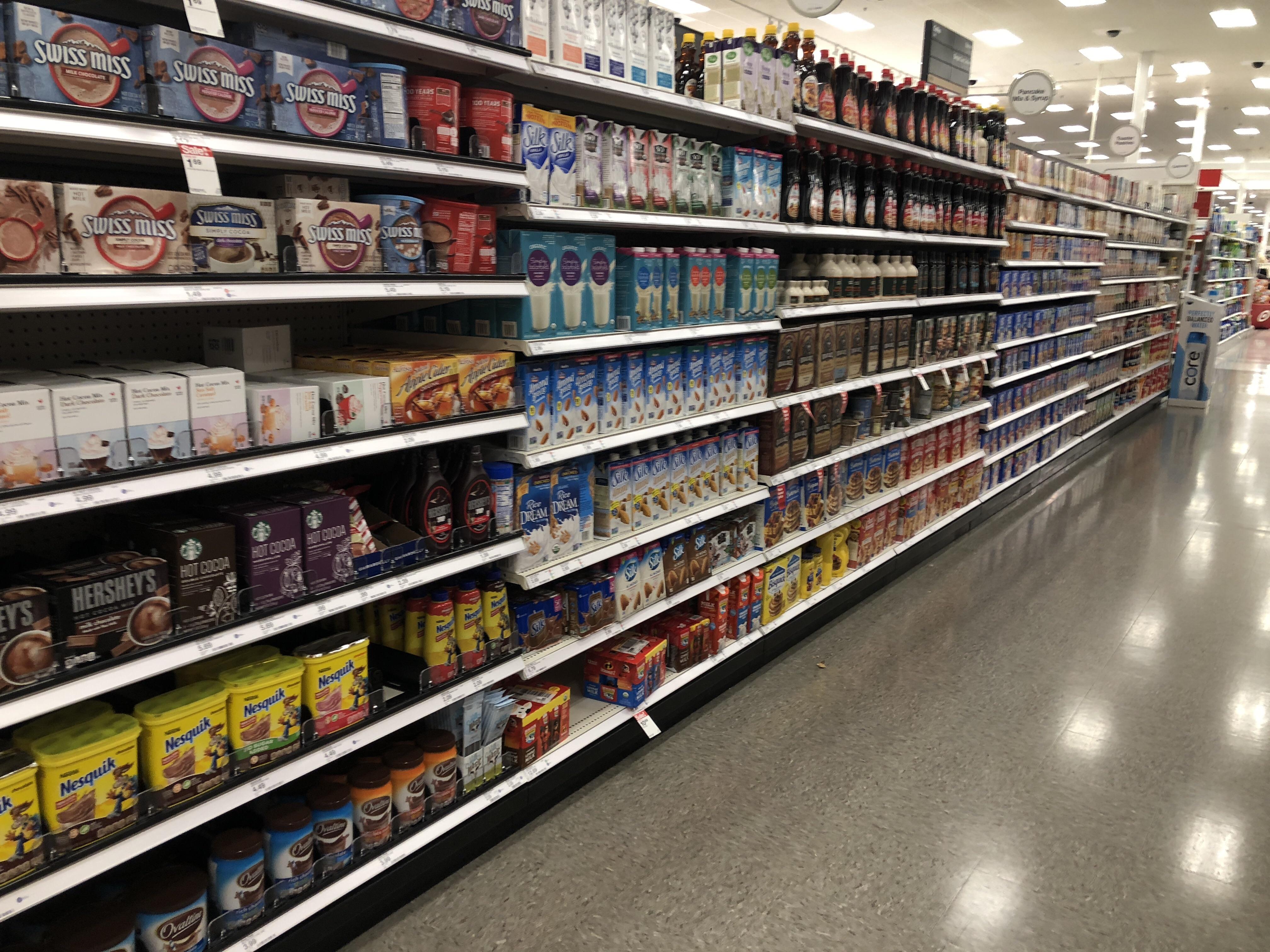Here’s more of the breakfast aisle I zoned the other day! Shits more