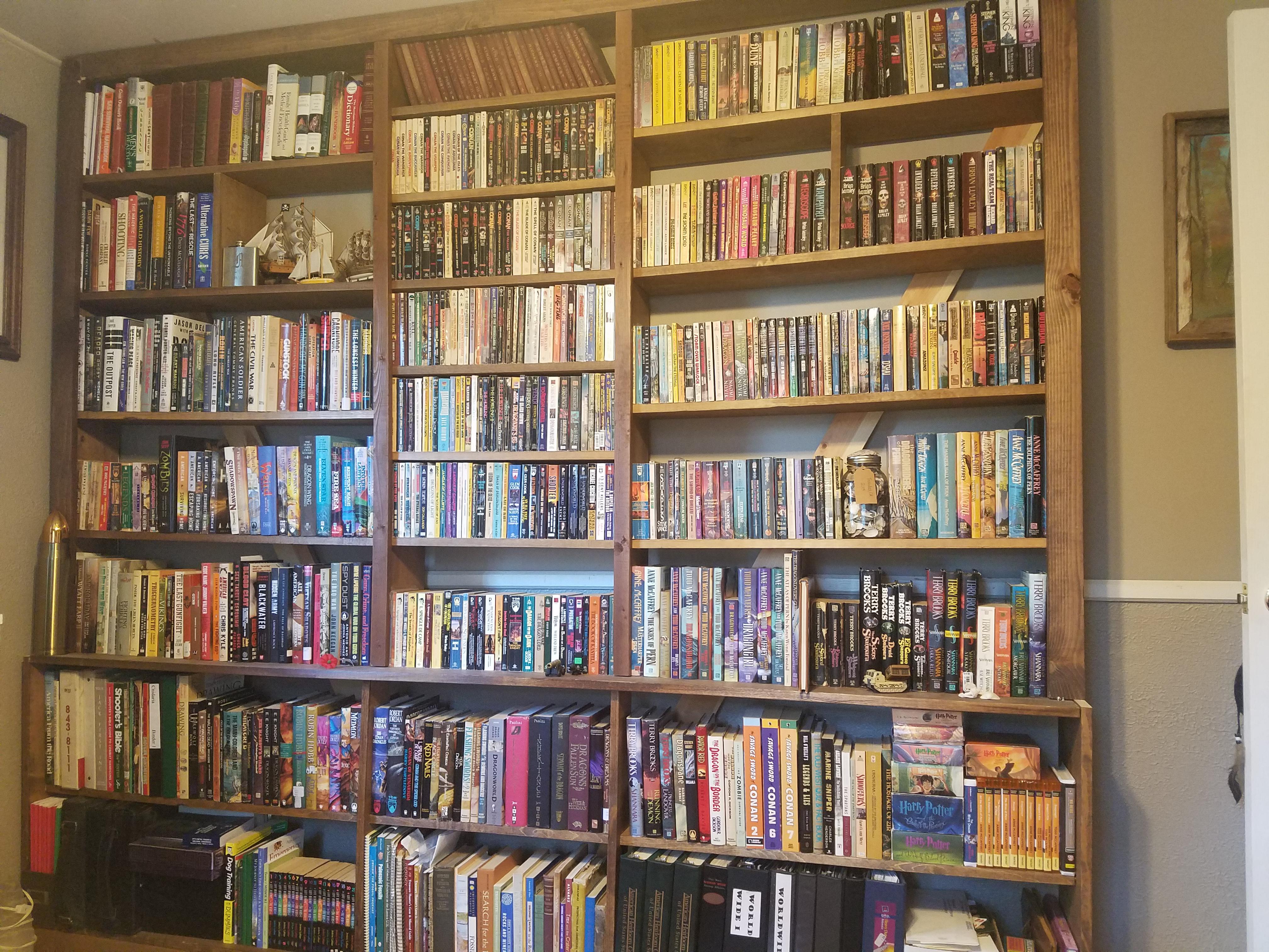 My bookshelf (Due to the book fair yesterday 😁 r/bookshelf