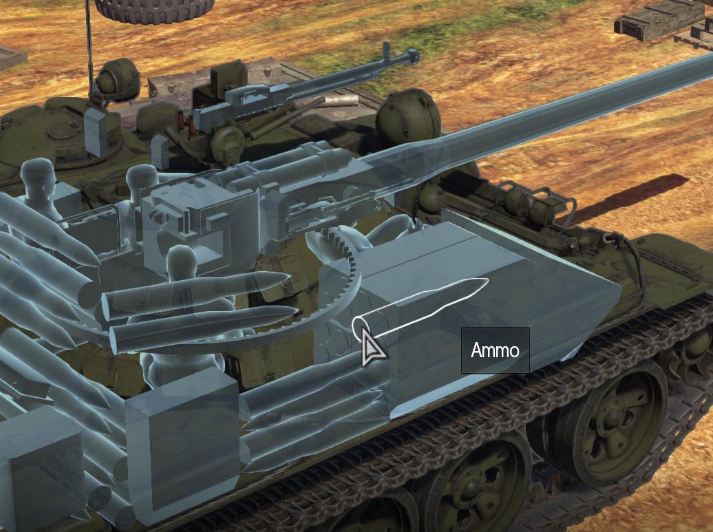 You see Ivan, when you stuff ammo inside of fuel tanks like T55A, it
