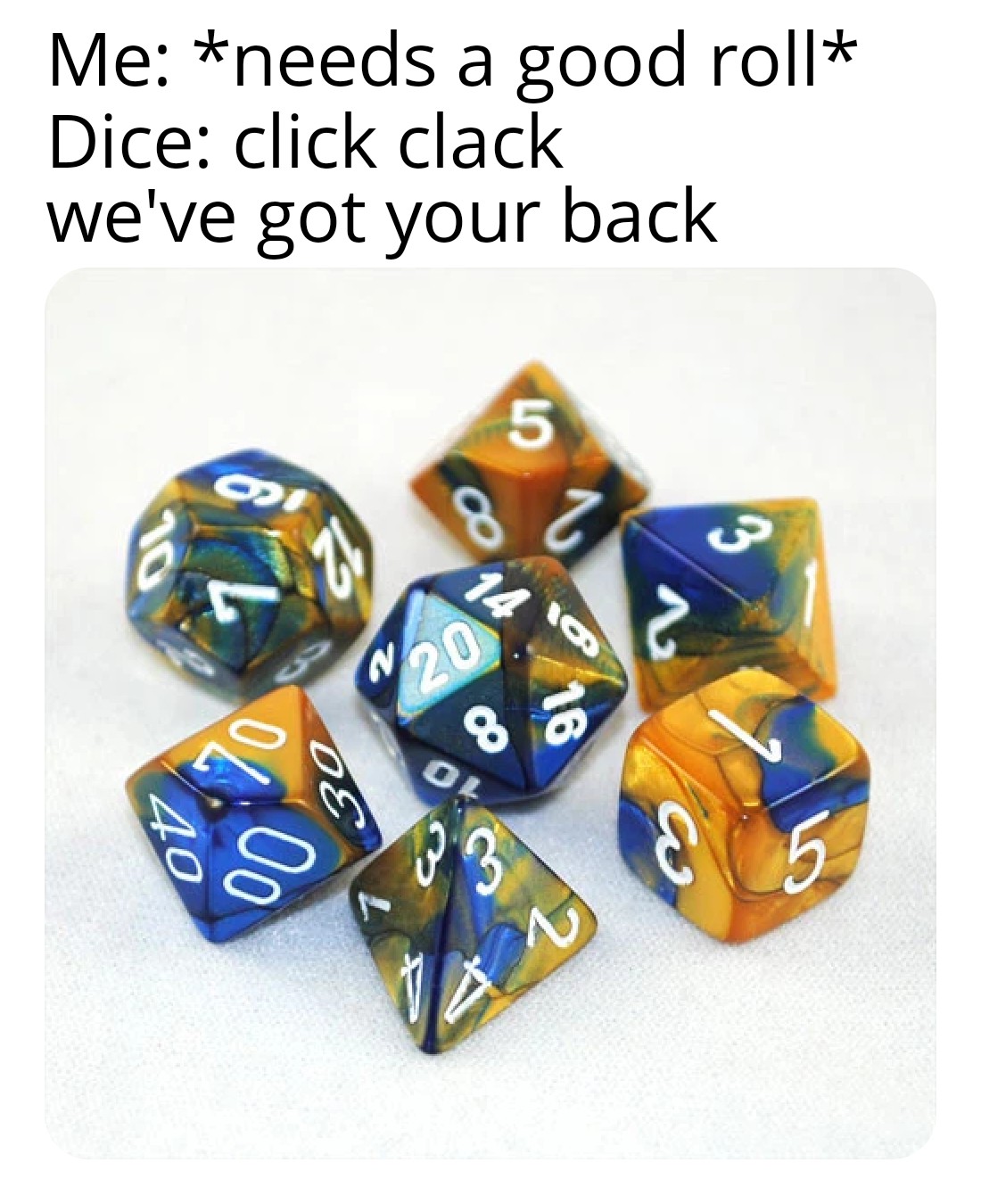 Because everyone needs another dice meme r/dndmemes