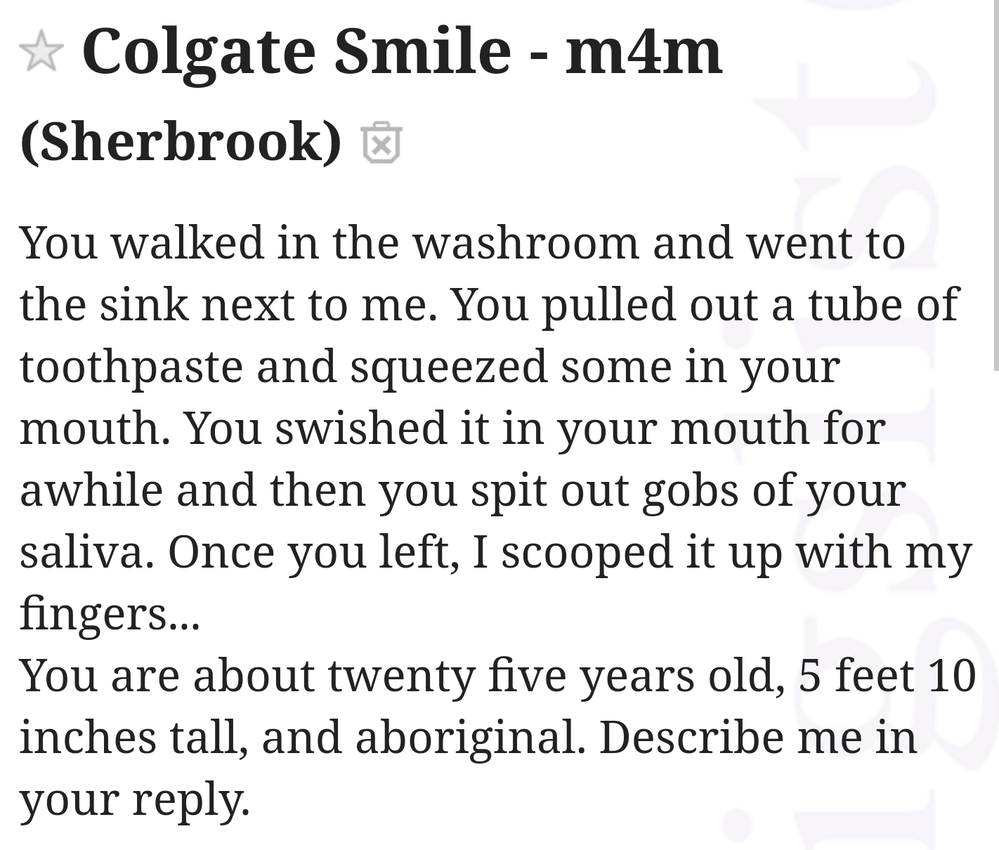 Colgate smile r/bestofcraigslist