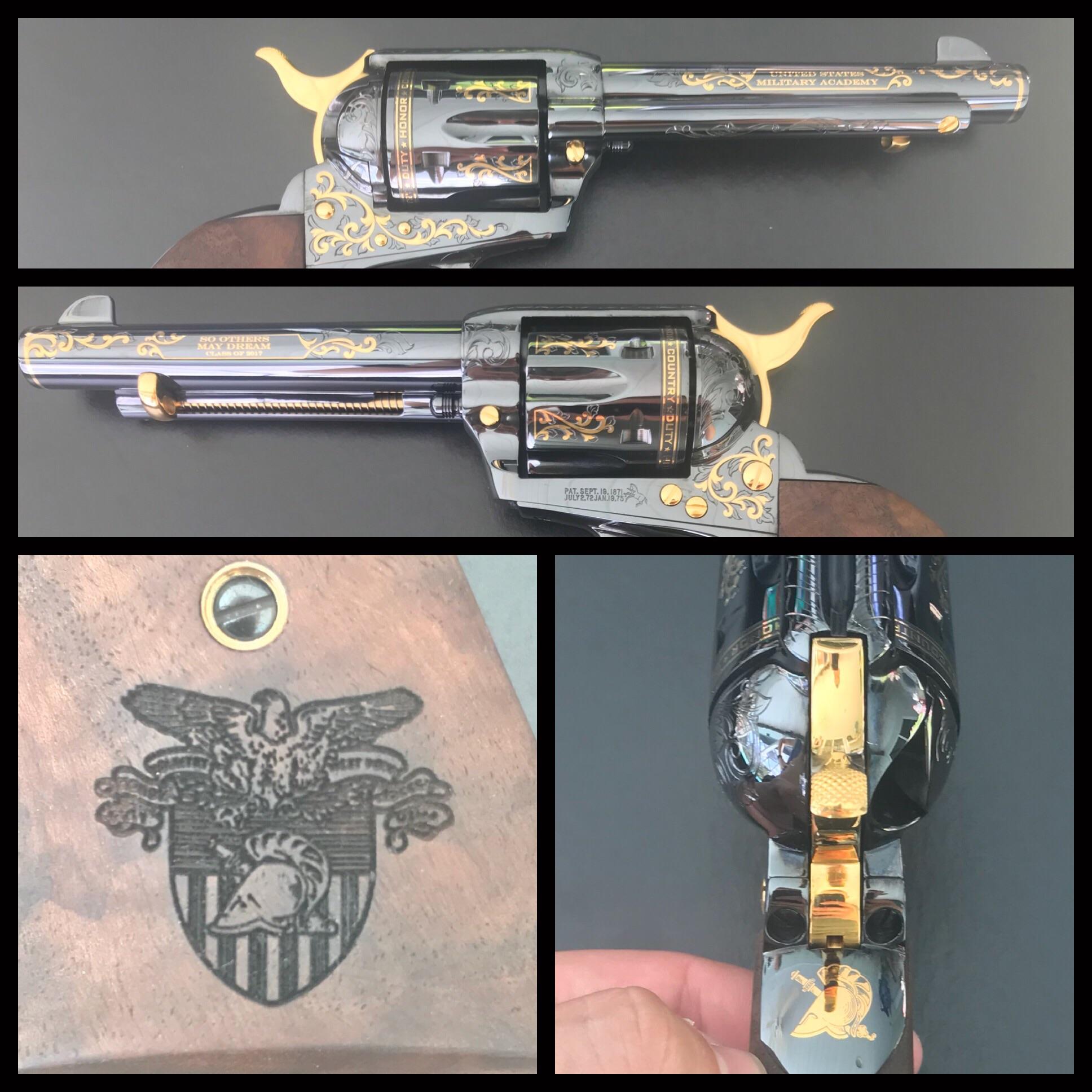 West Point class pistol Colt Single Action Army .45 r/guns