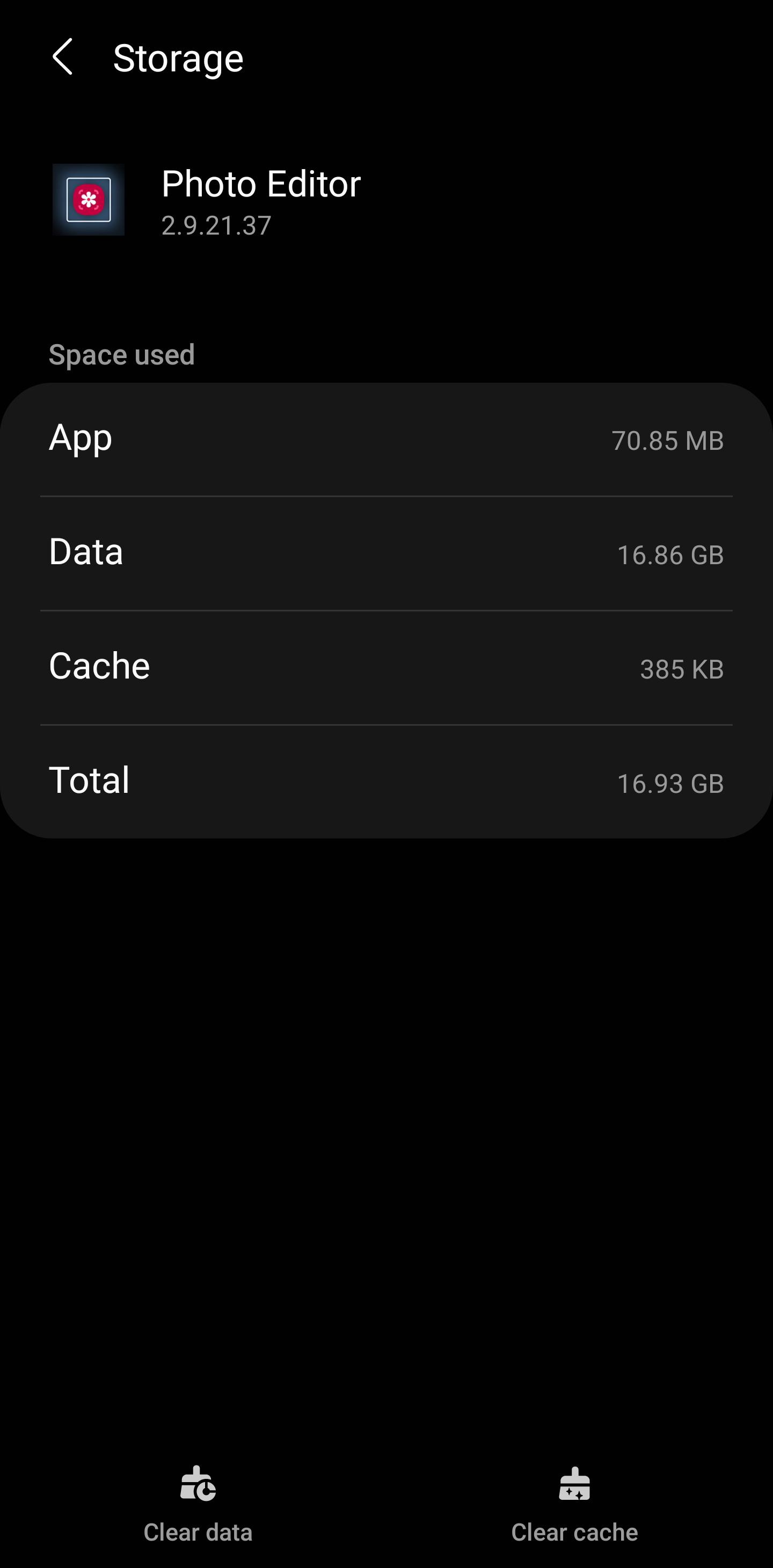 Why does the photo editor app take so much space ? r/GalaxyS20Ultra