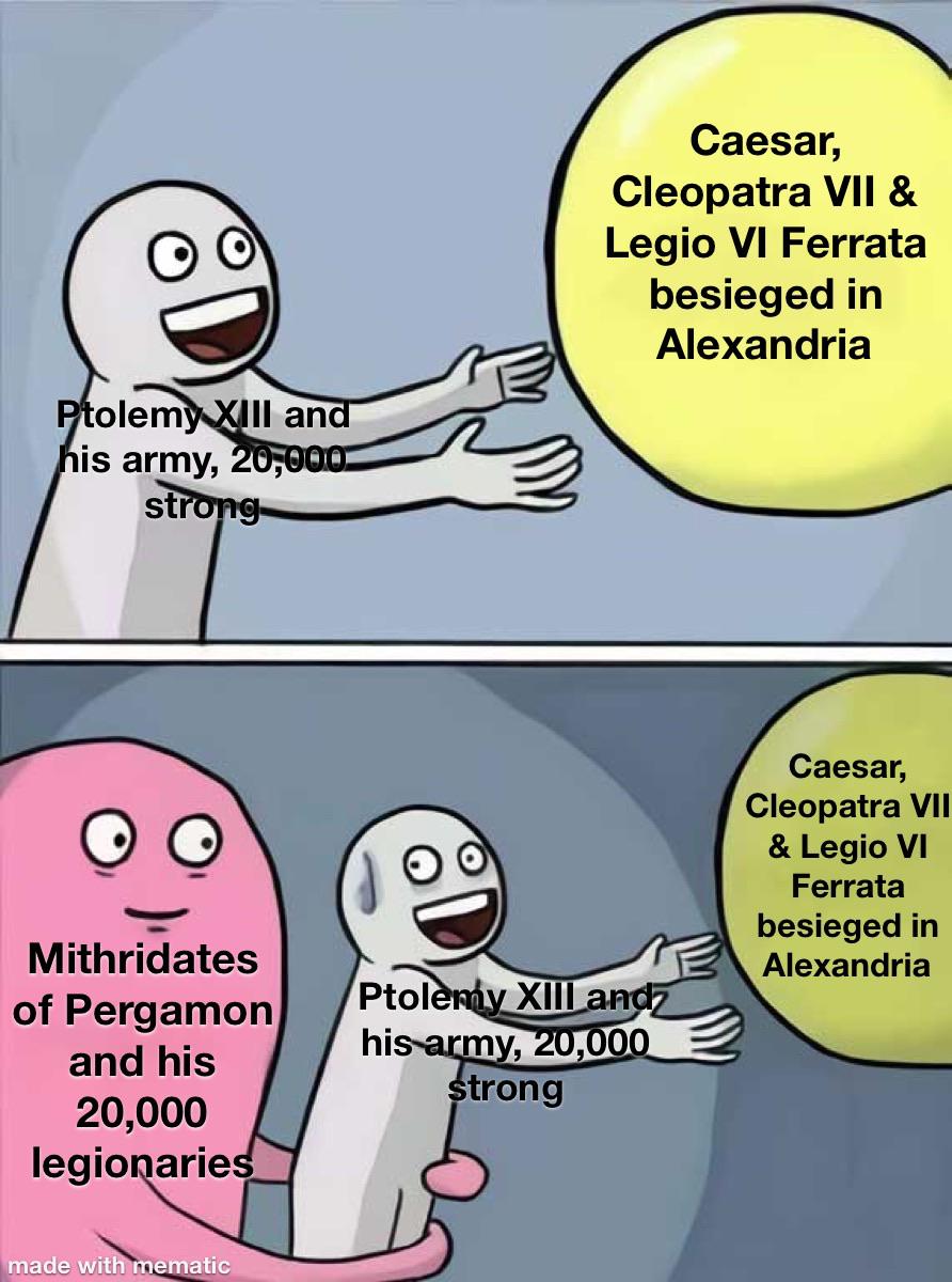 Even the greatest military leader in the world at the time and his