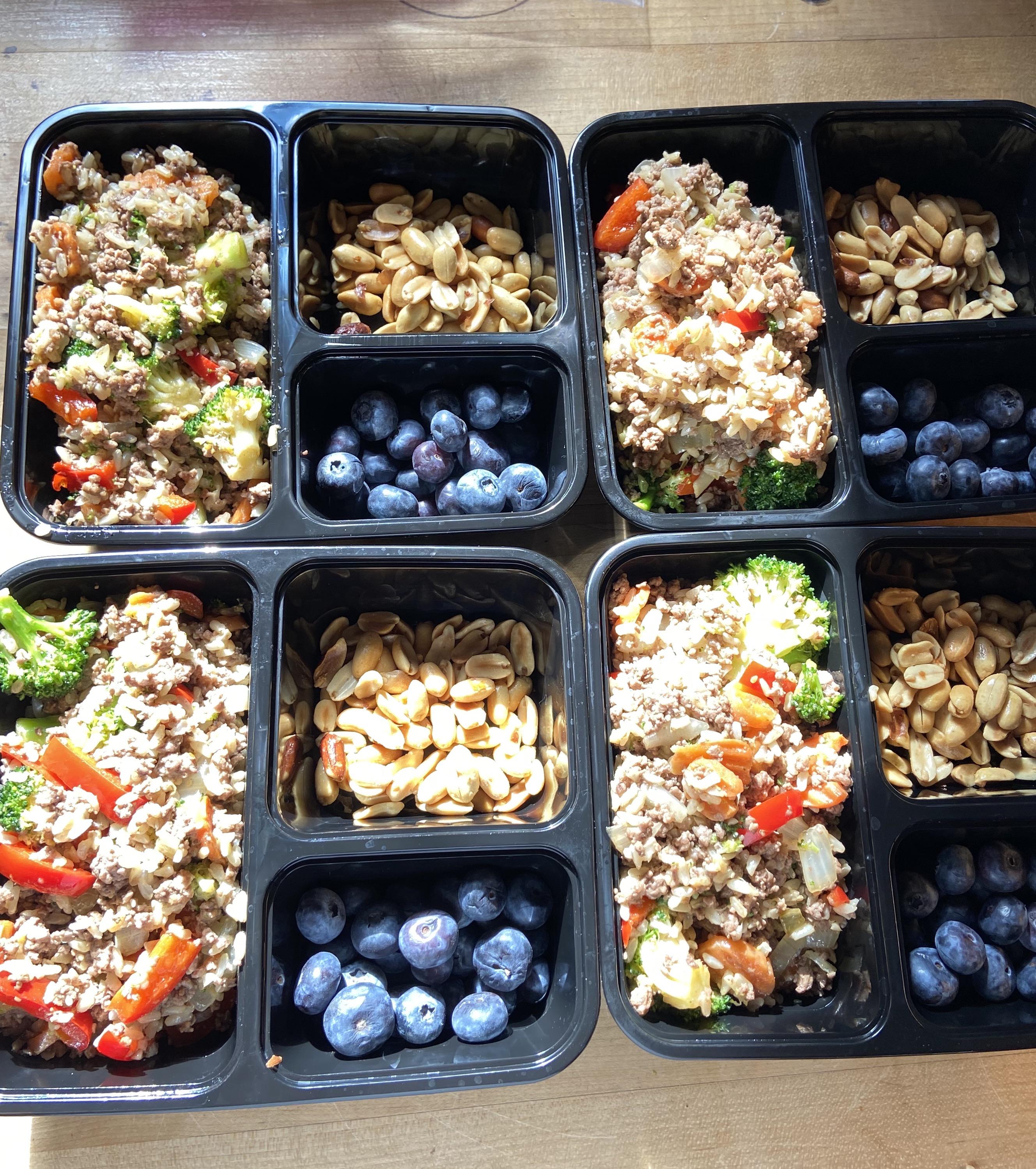 Pretty Hearty Meal Prep for a short week mealprep