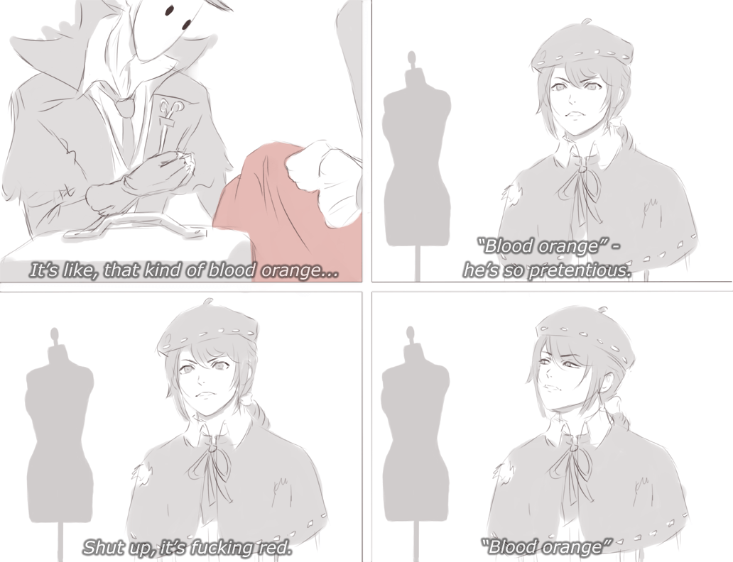 (OC) In my mind, this is how I imagine these two artist getting along