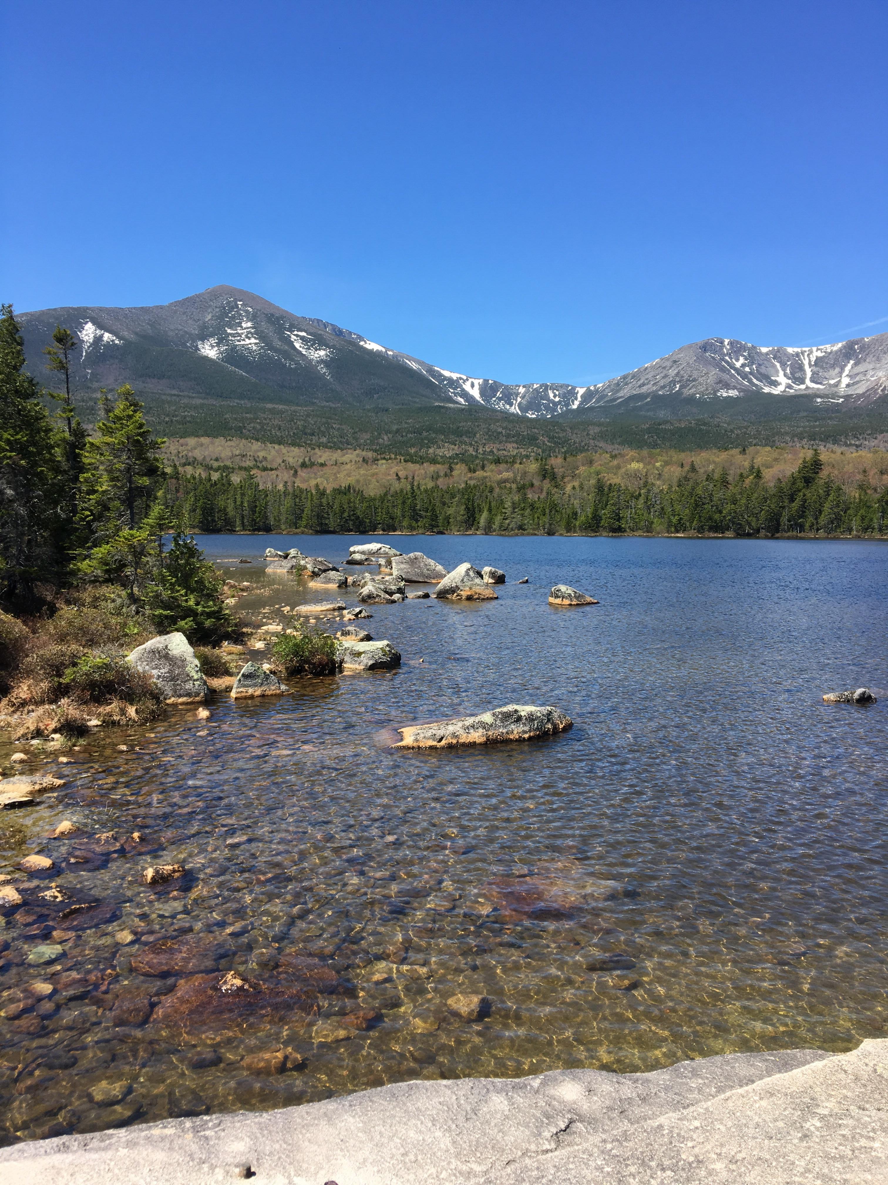 Ground view of Mount Katadhin. Tallest Mountain in Maine r/EarthPorn
