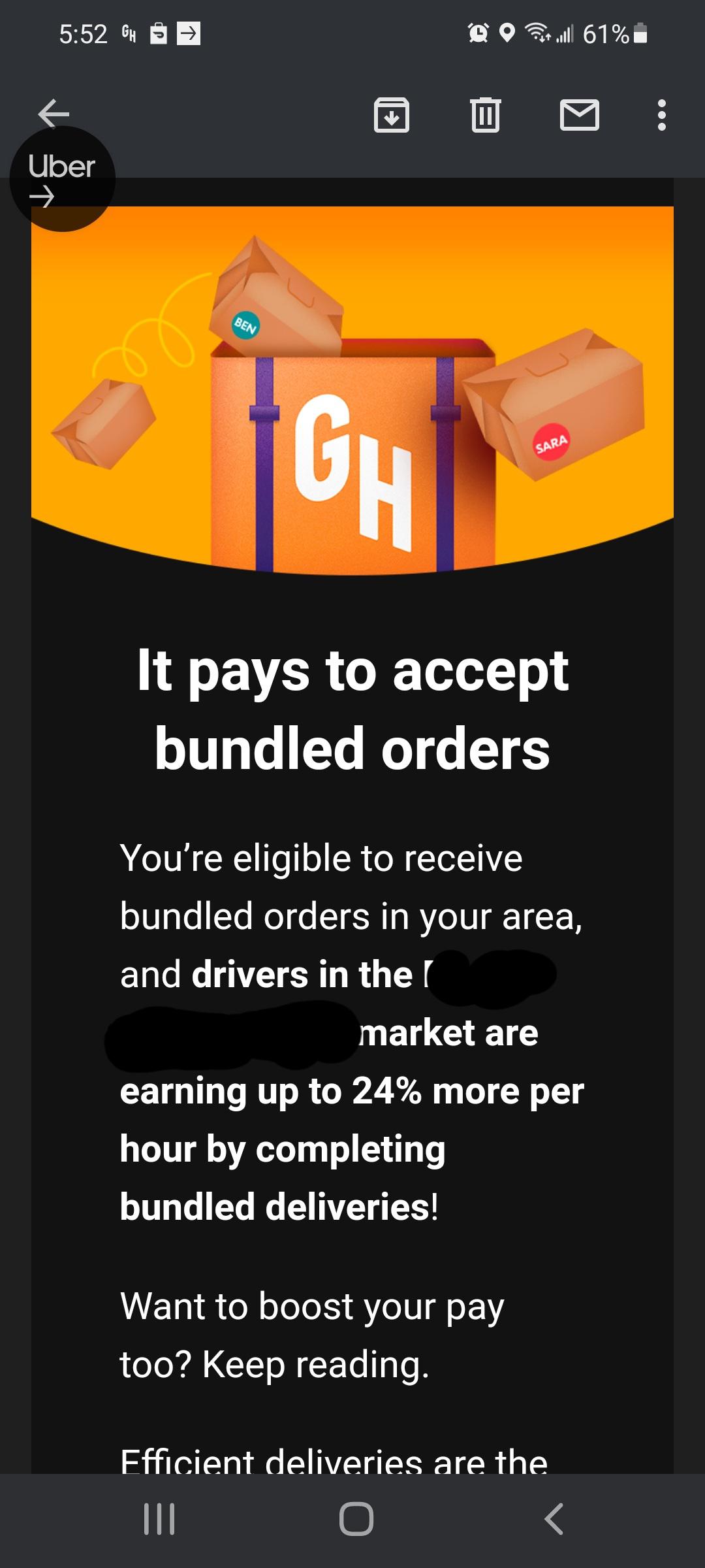 Anyone knows how is this Bundled Delivery? r/grubhubdrivers