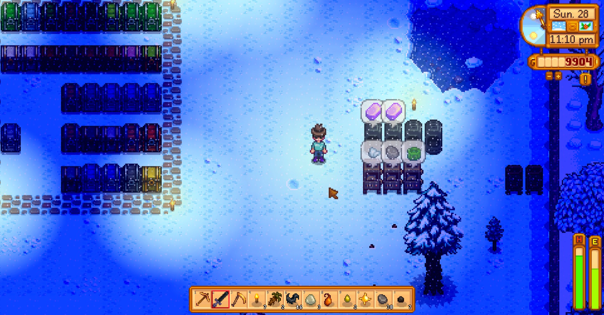 Last day of my first year, I get my first Iridium Bars! r/StardewValley
