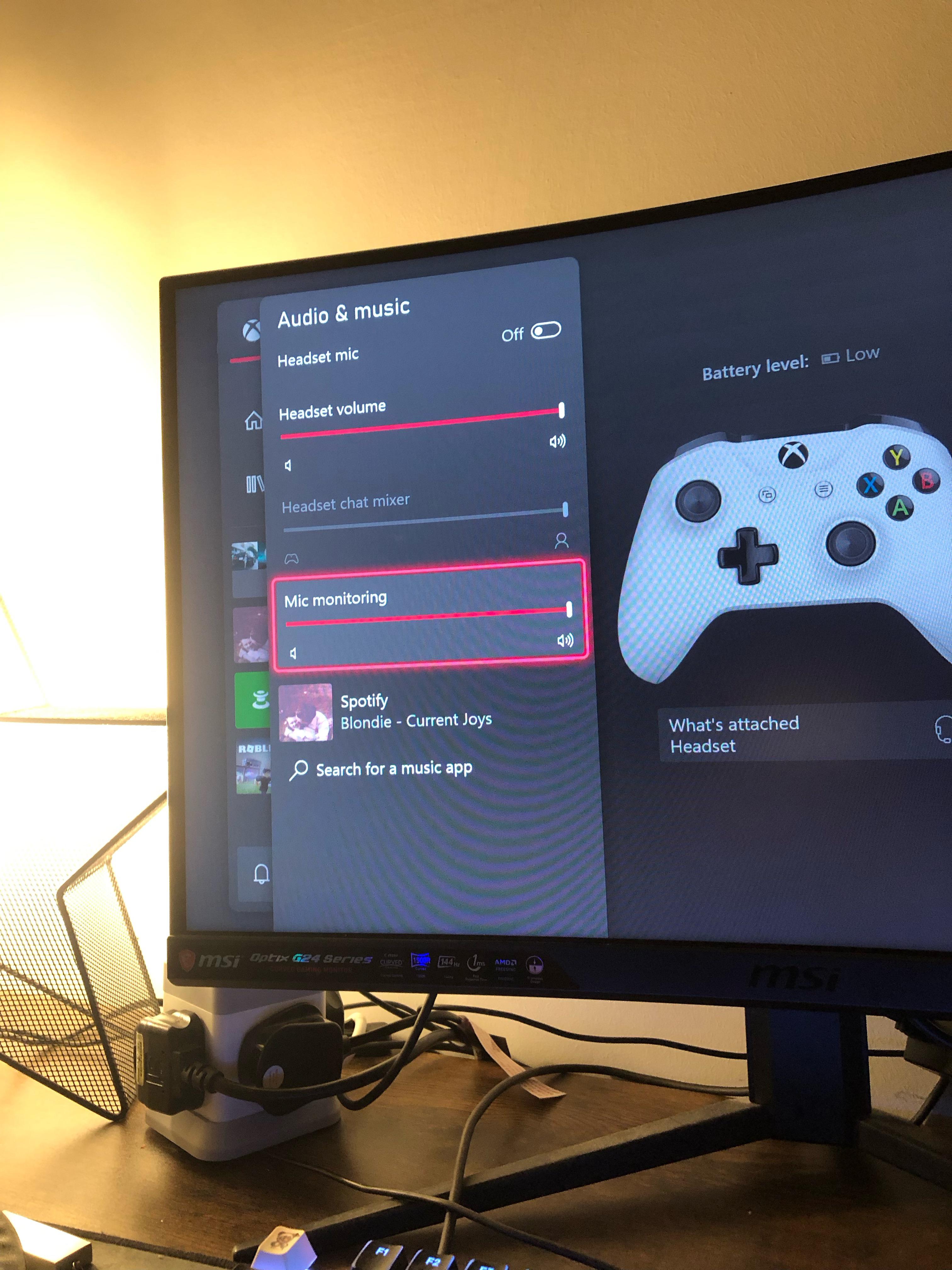 All I can hear is my friend and I can’t hear the game.My Xbox won’t let