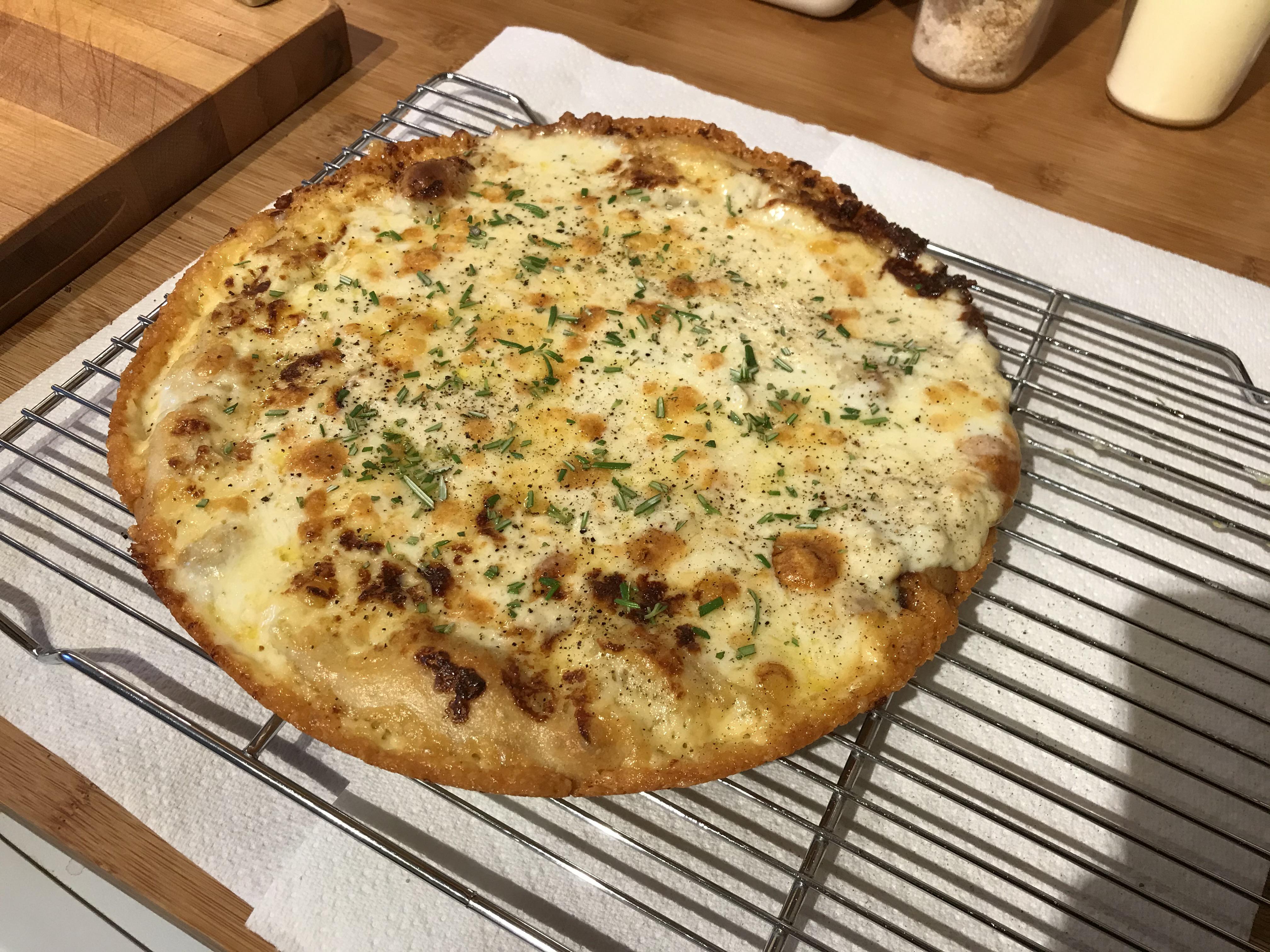 Web instructions start the dough by combining the water, sugar and yeast in a large bowl and let sit for a few minutes. Web adam ragusea's pizza dough ingredients 2 1/4 cups (530 ml) warm water 1 tbsp sugar (12g) sugar 1 tbsp (9g) active dry yeast 2 tbsp (30 ml) olive oil 1 tbsp (18 g) kosher salt 5. Adam Ragusea’s White Pizza, pan pizza version. Pizza