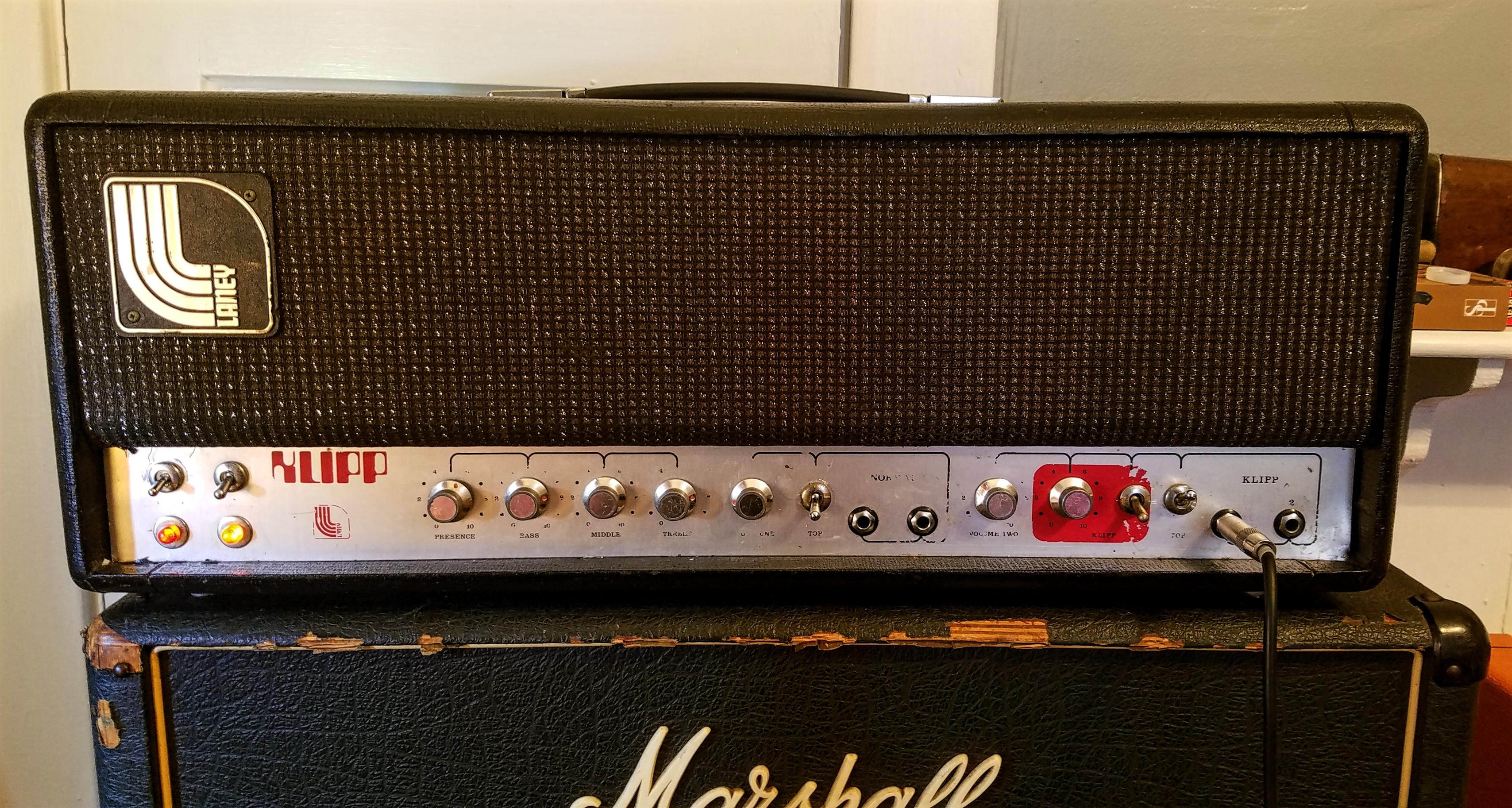 IT HAS ARRIVED! 1970s Laney Klipp. Recording and extra pictures below