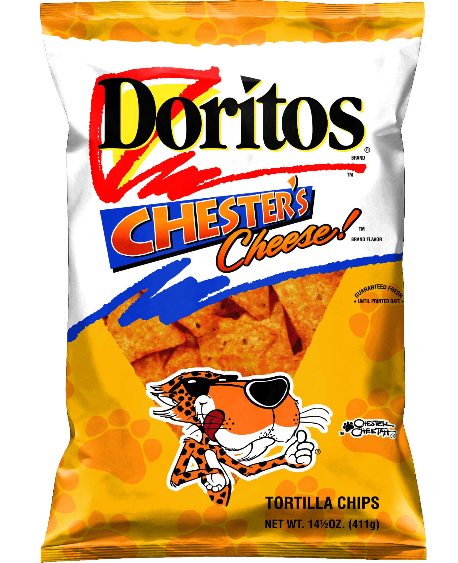 Back in 1995, there were Cheetos flavored Doritos called "Chester's