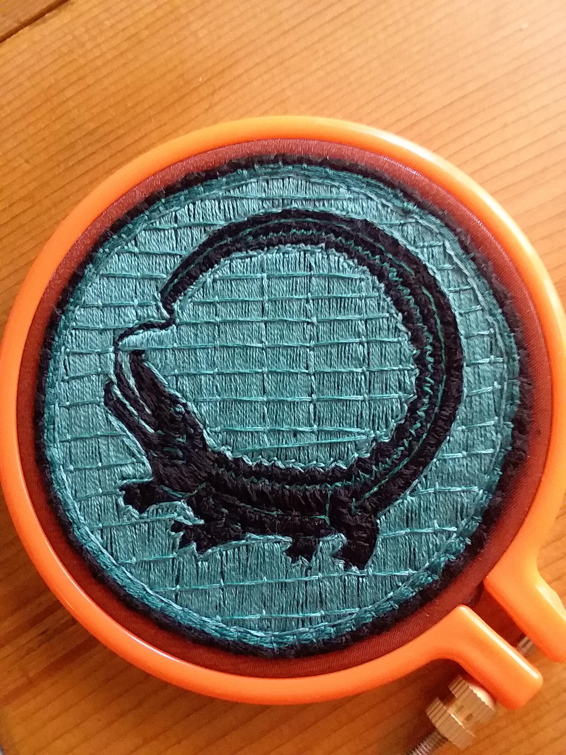 Game of Thrones House Reed Lizard Lion Sigil r/Embroidery