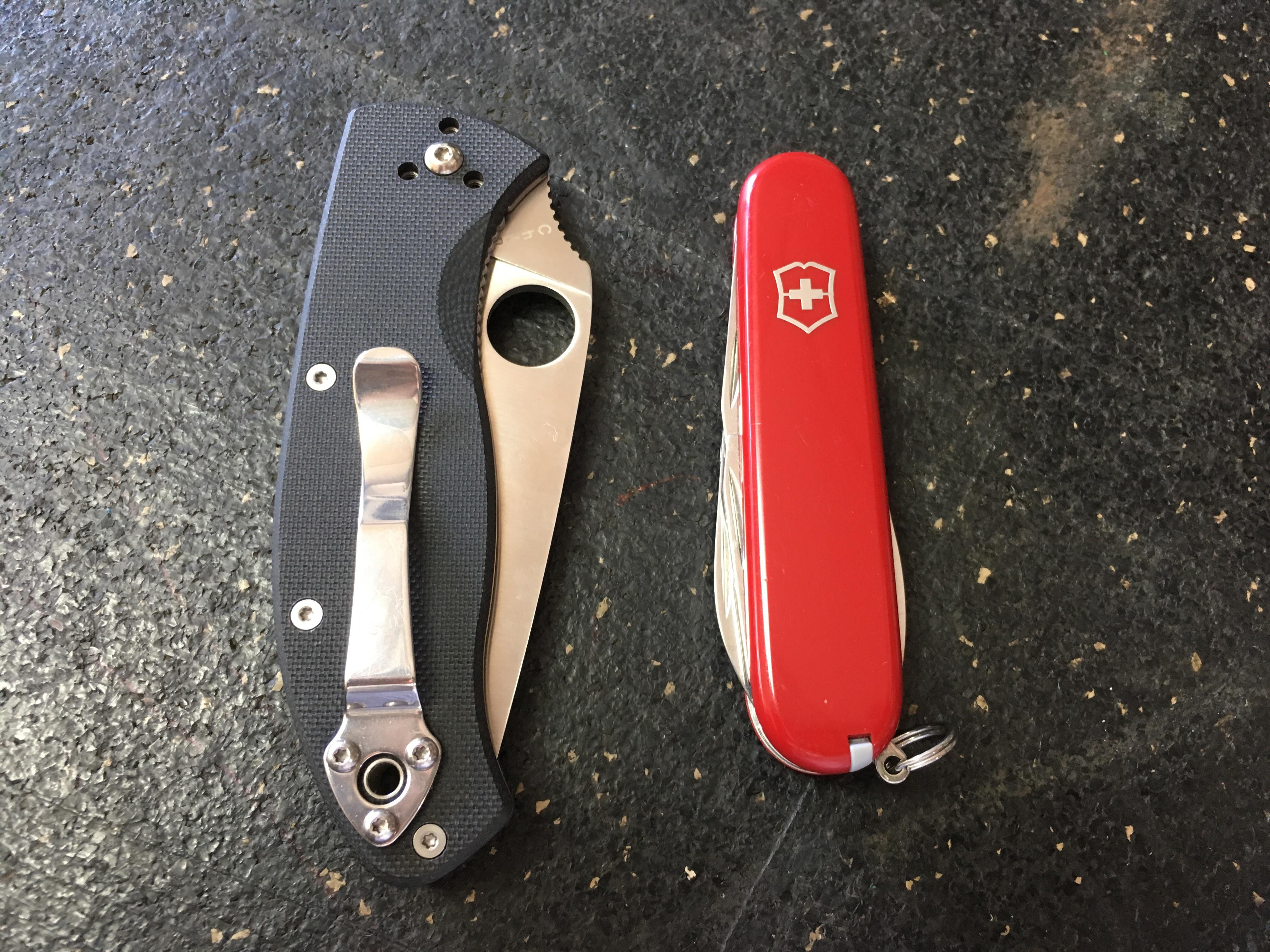 Living in NYC I have to have separate knives for work and for going out