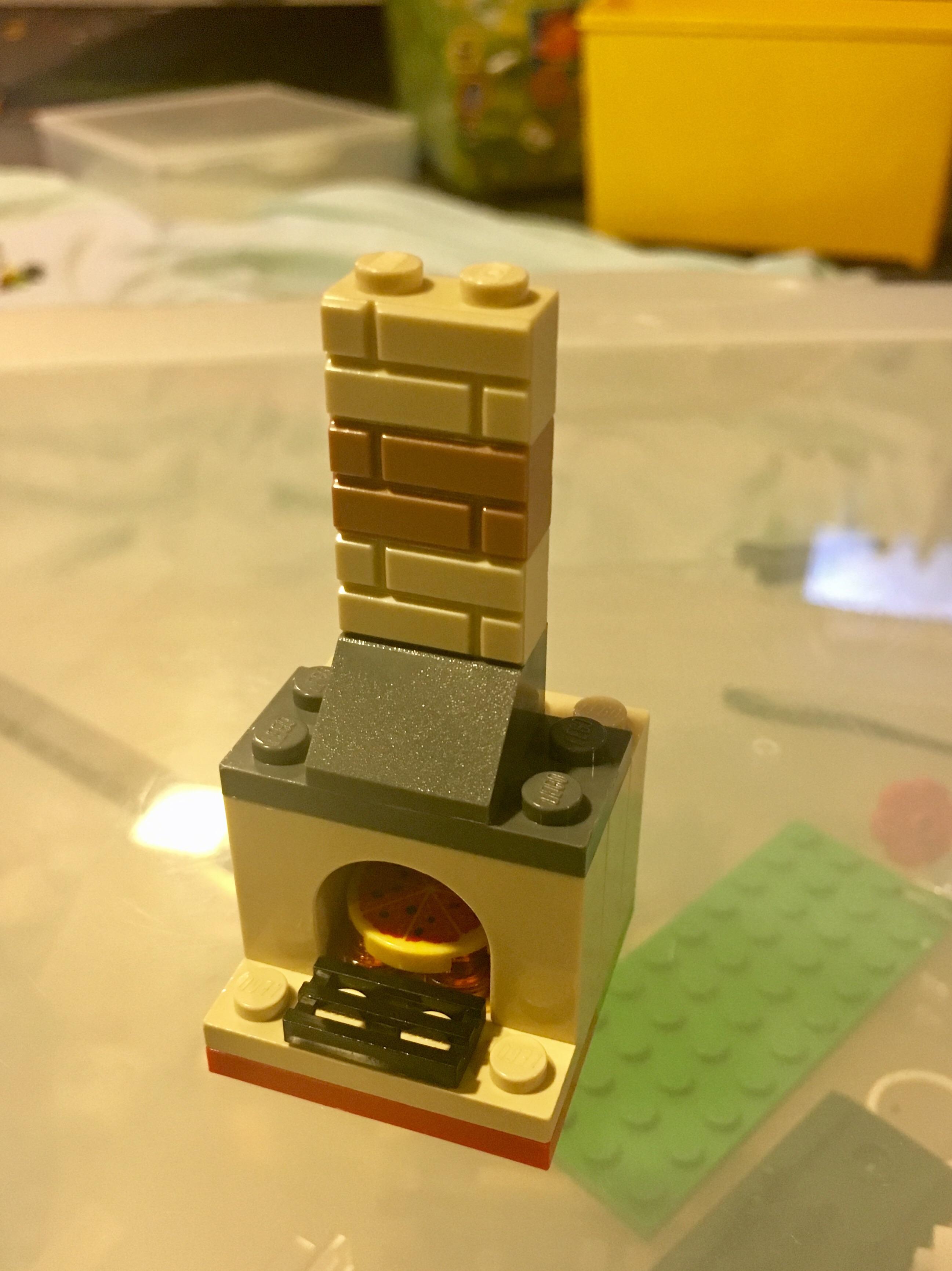 Pizza oven we are working on. r/lego