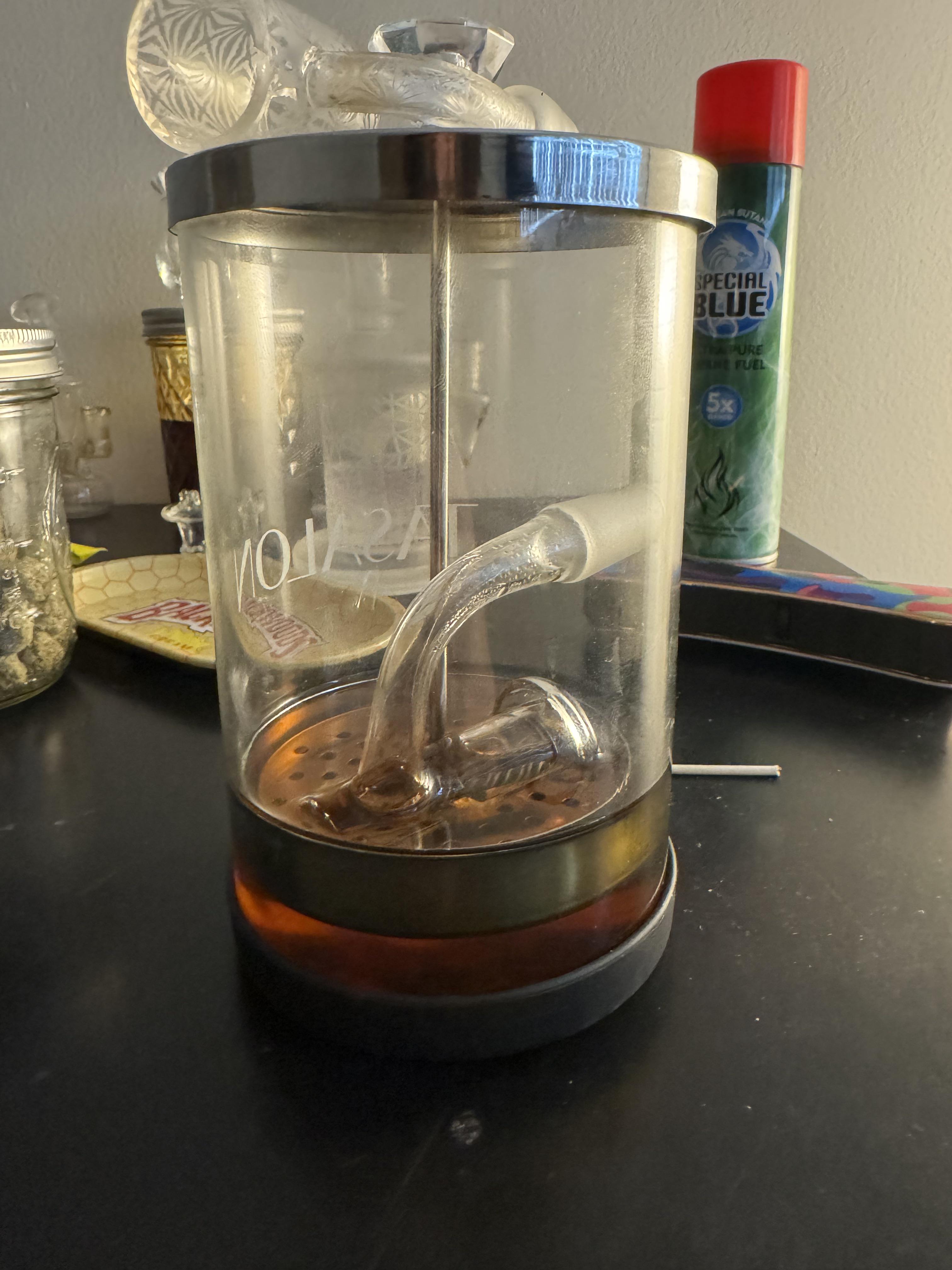 With the dunk method can I just top off the everclear or does it get