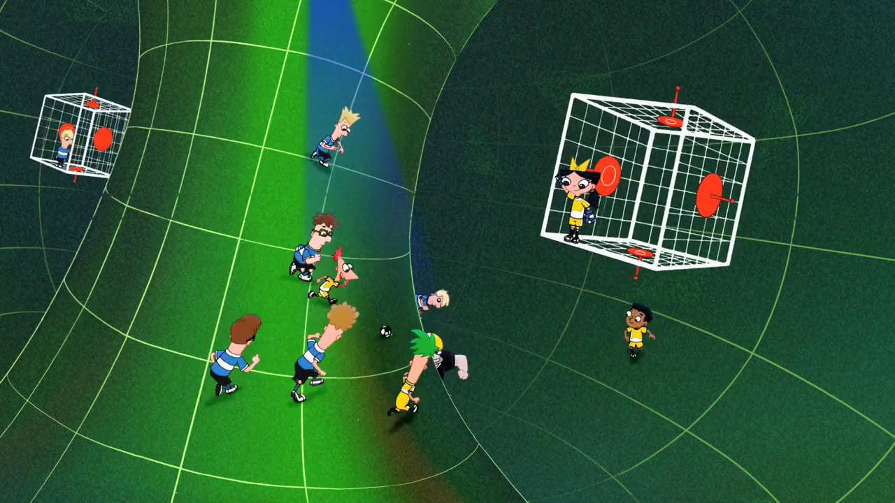 The episode “Future of sports, in space?” Literally described Football