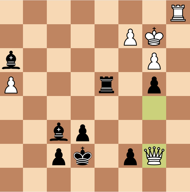 Black to play and punish white for his greedy pawn grab. chess