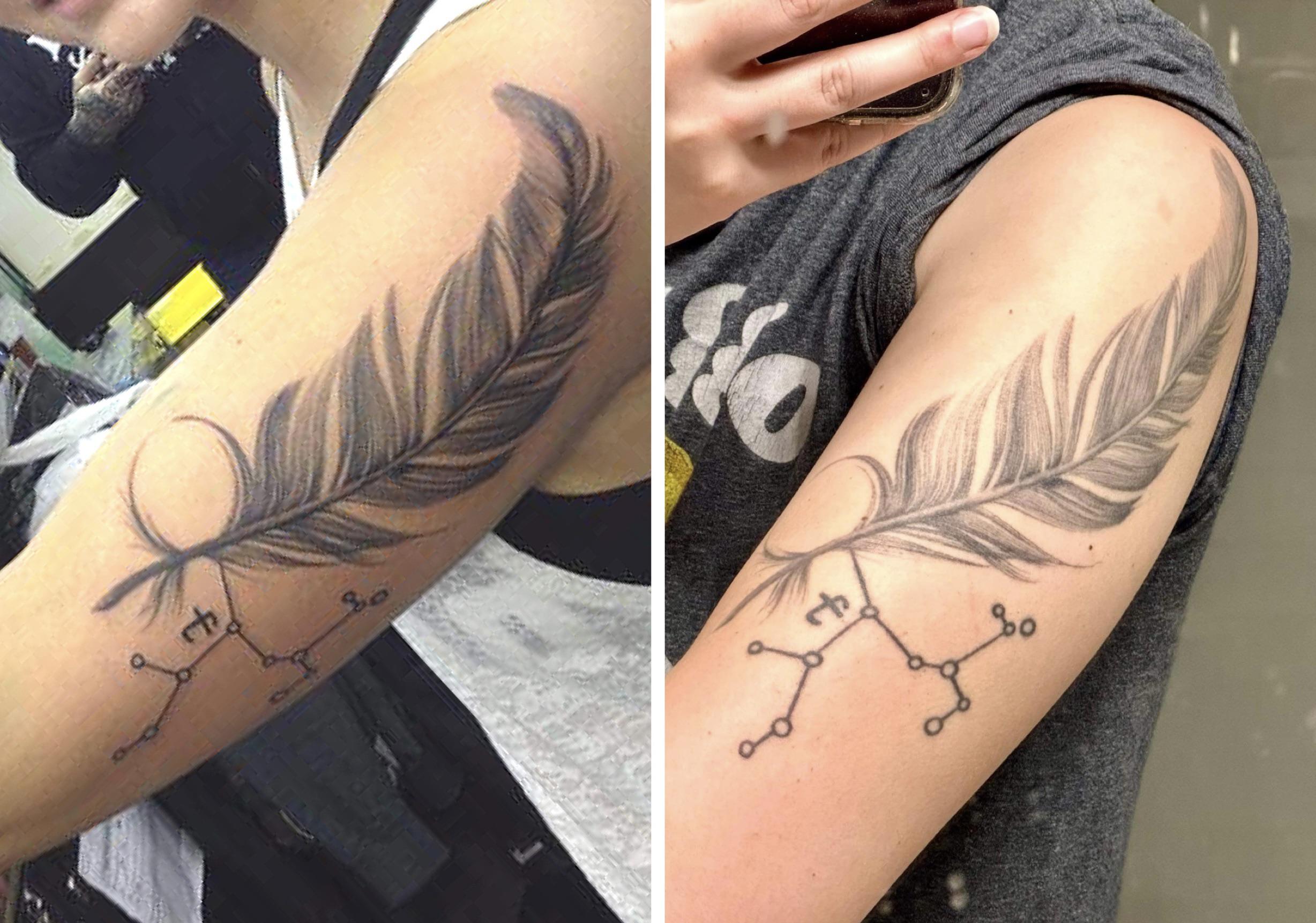 Day 0 vs 10 years later (Tattoo by Kerry Irvine of Skunx) r/agedtattoos