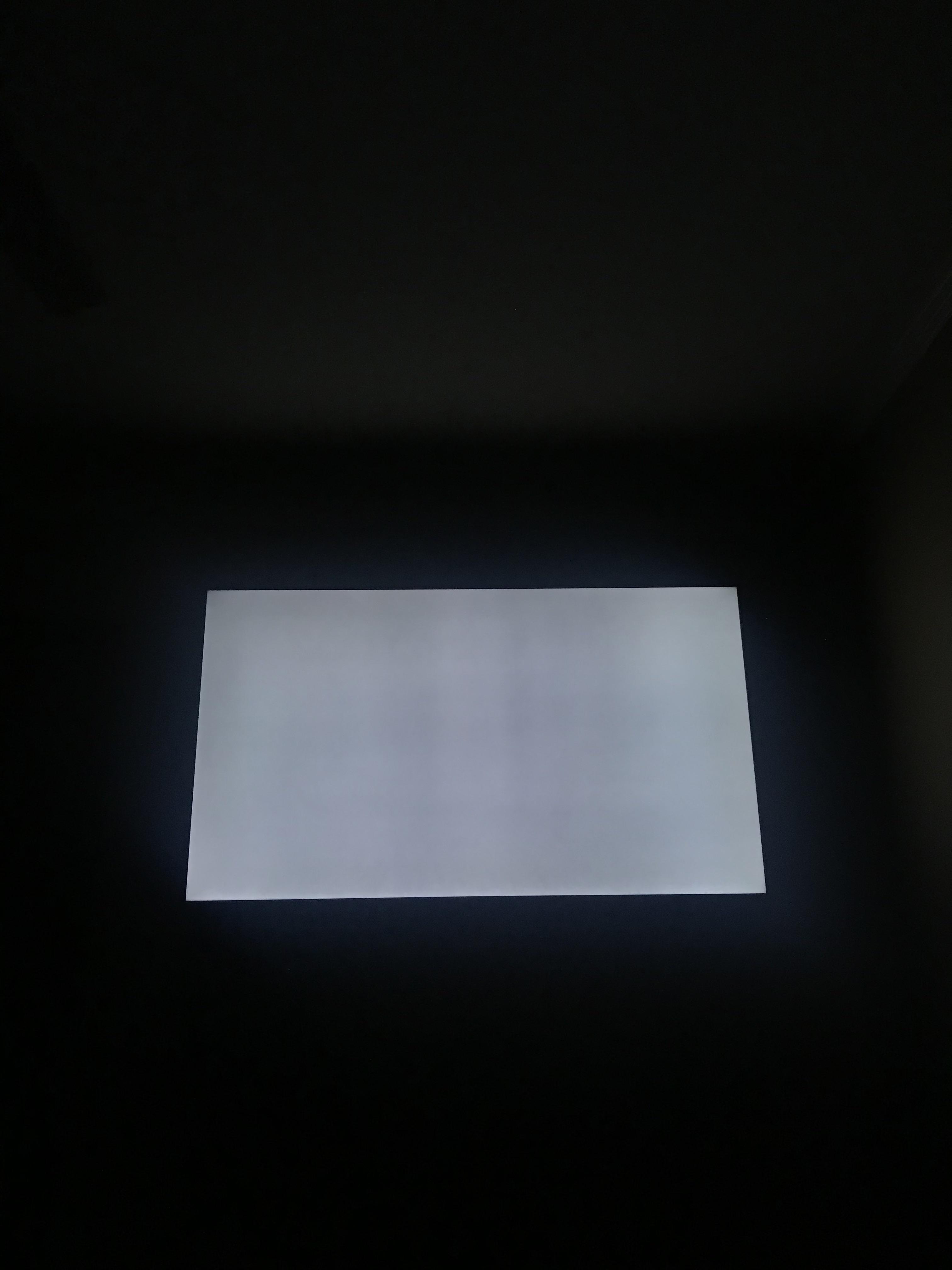 Tcl 55 inch QLED dark spots while on solid gray screen is this normal