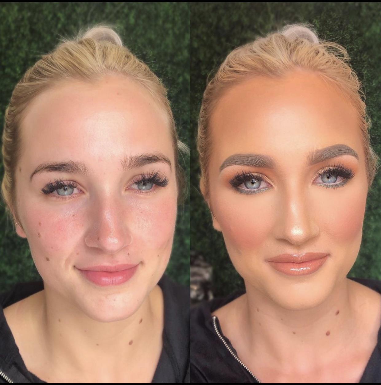 I feel like all this make up makes her look so old. I hate the blush on