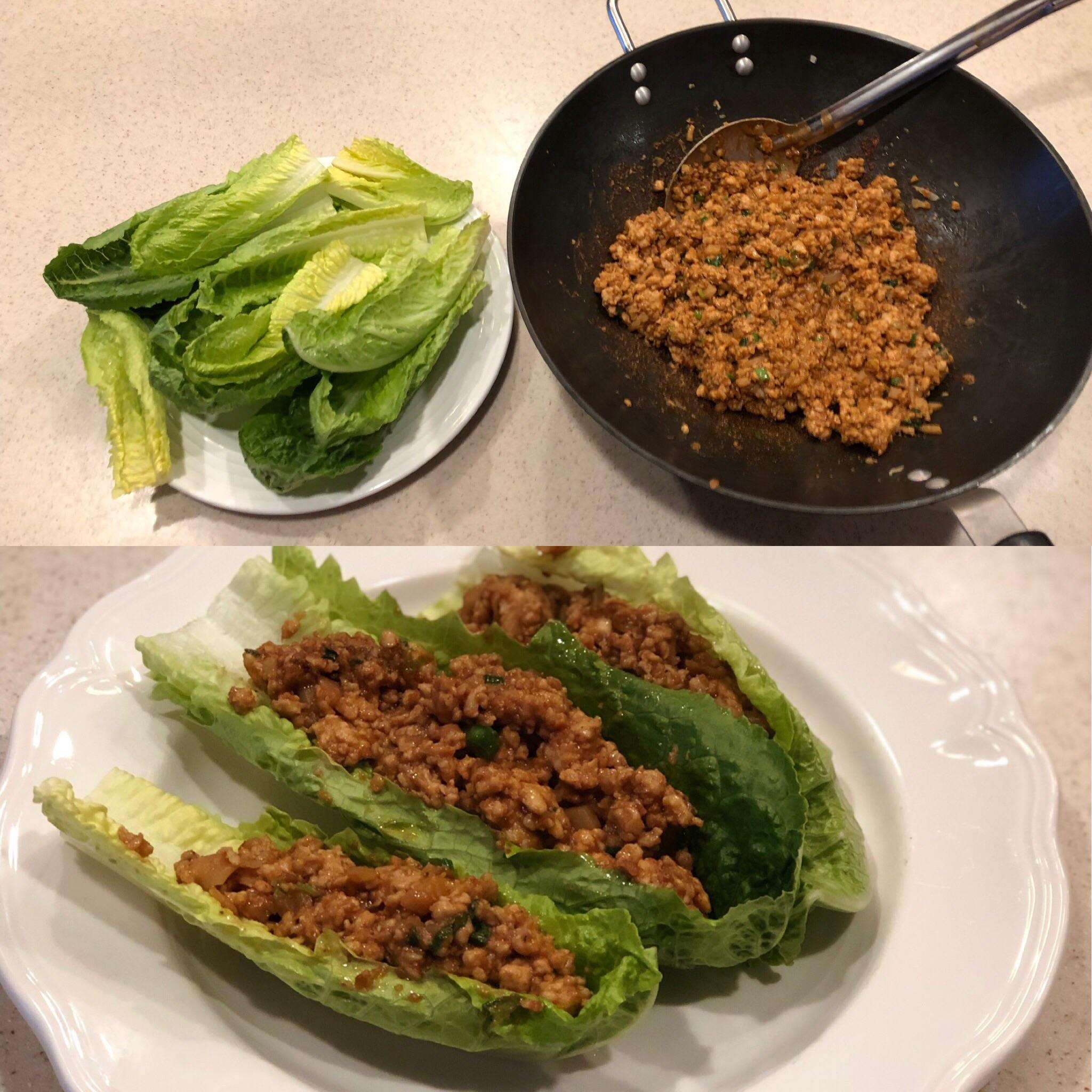 Keto lowcarb PF Chang’s Chicken Lettuce Wraps ketorecipes