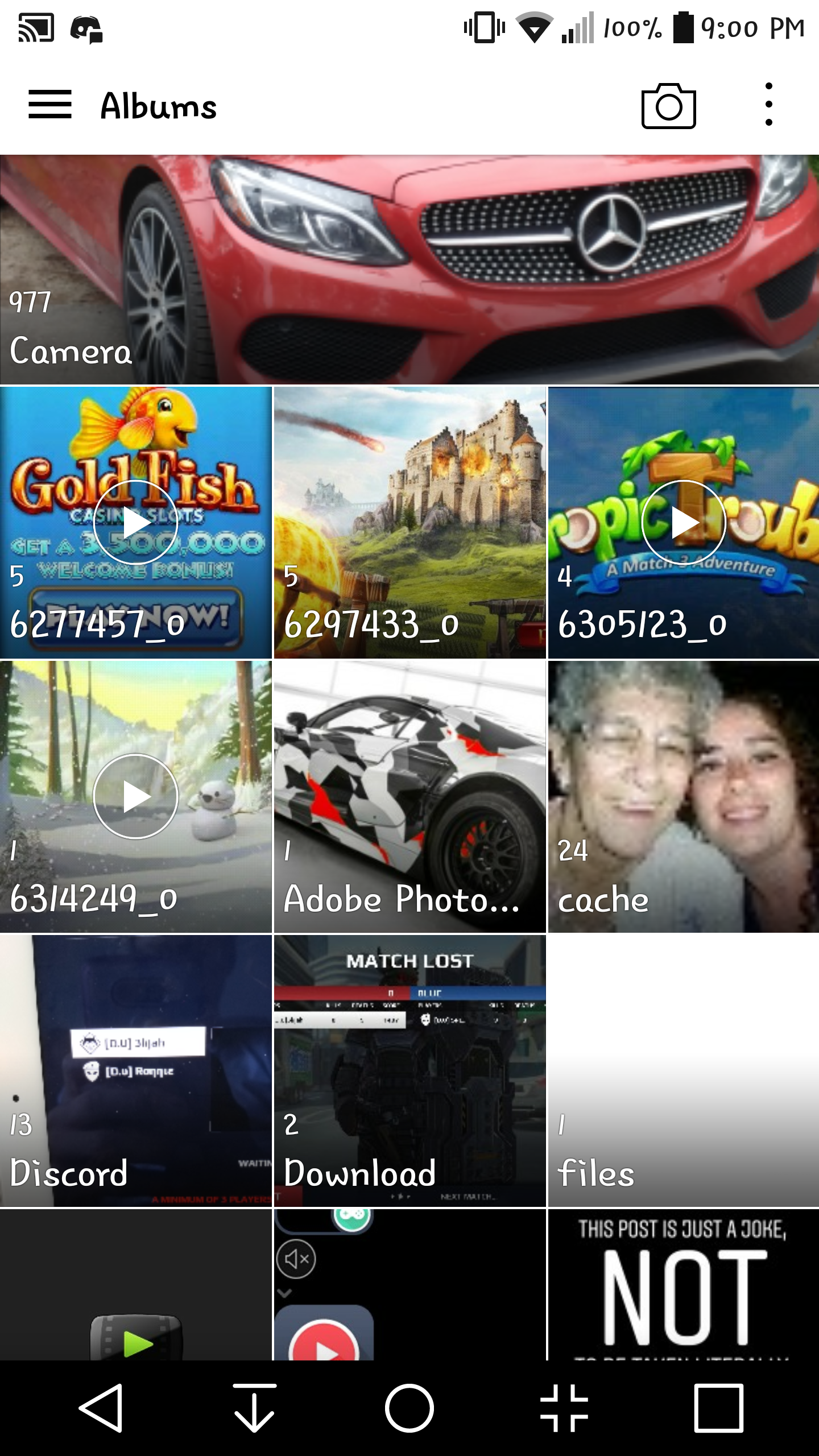 Certain Android games, like Homescapes, constantly download pictures of