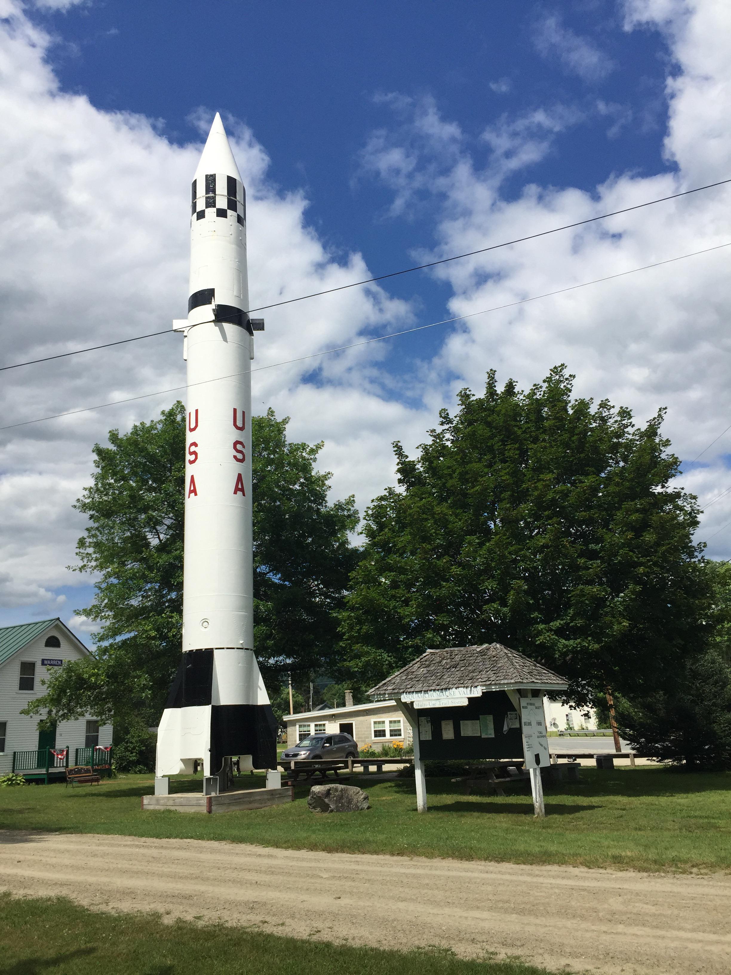 Warren, VT. Redstone missile info in comments. r/pics