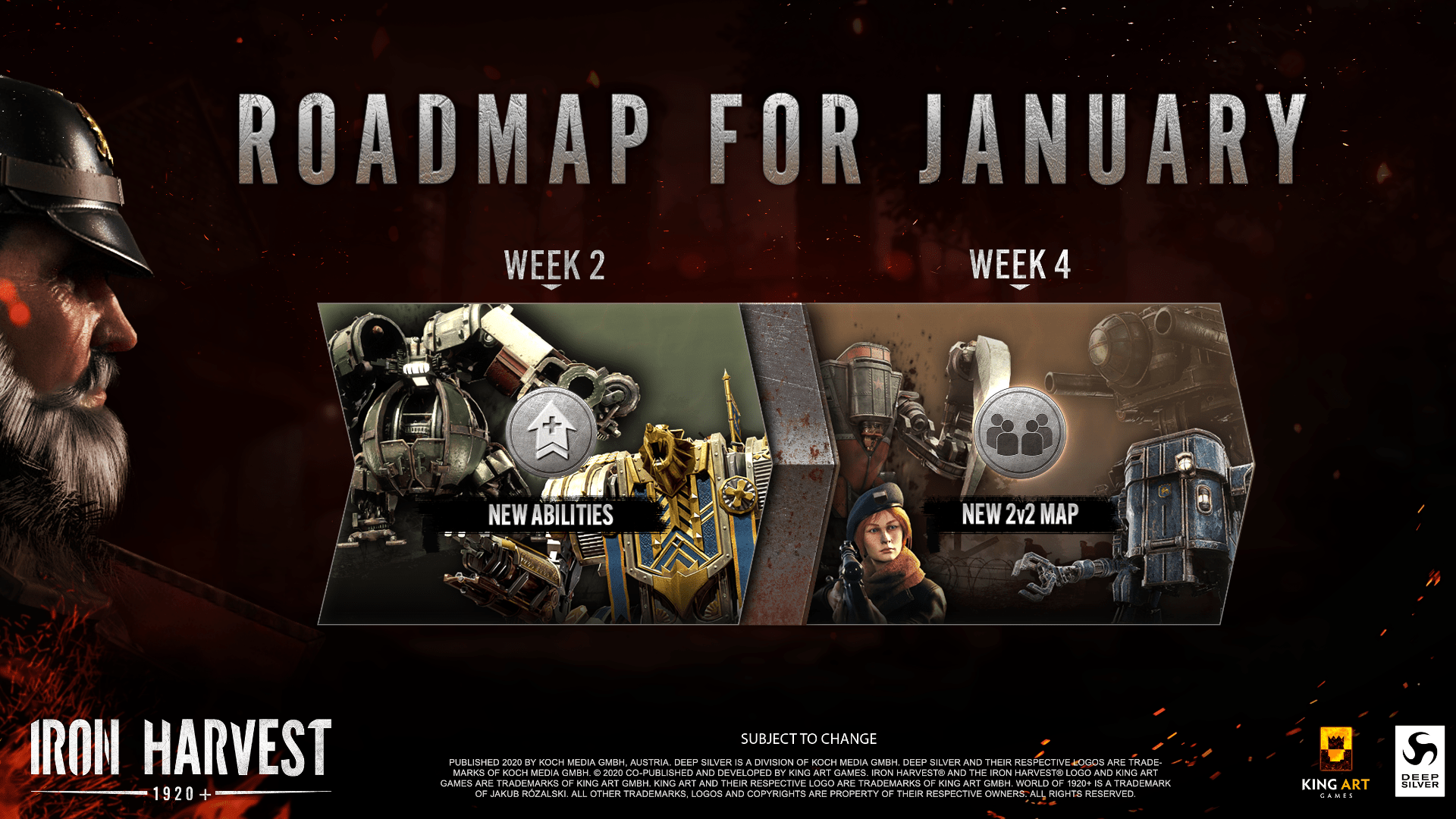 Here’s IronHarvest's roadmap for Januarys updates! r/IronHarvest