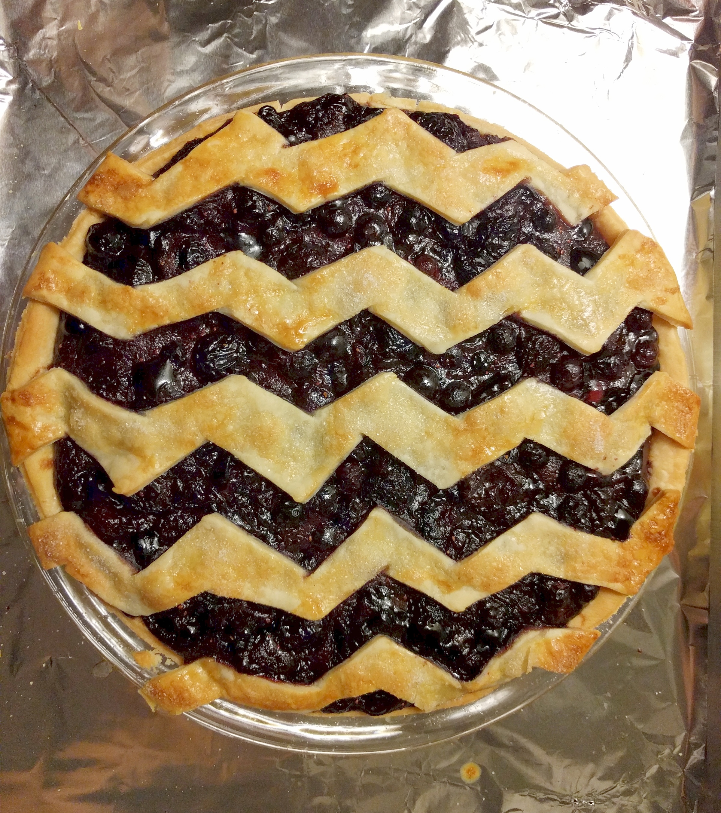 [No Spoilers] Made a Cherry Blueberry Pie for tonight's viewing. Recipe