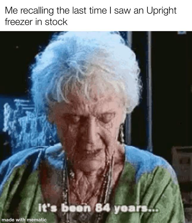 Freezer shortage makes me sad r/menards