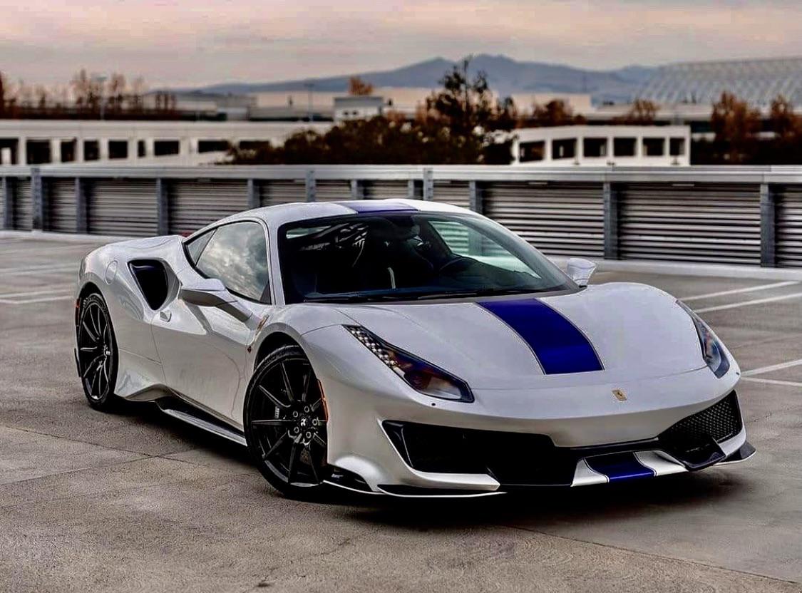 Ferrari 488 Pista White / Ferrari 488 Pista White Anrky An21 Wheel